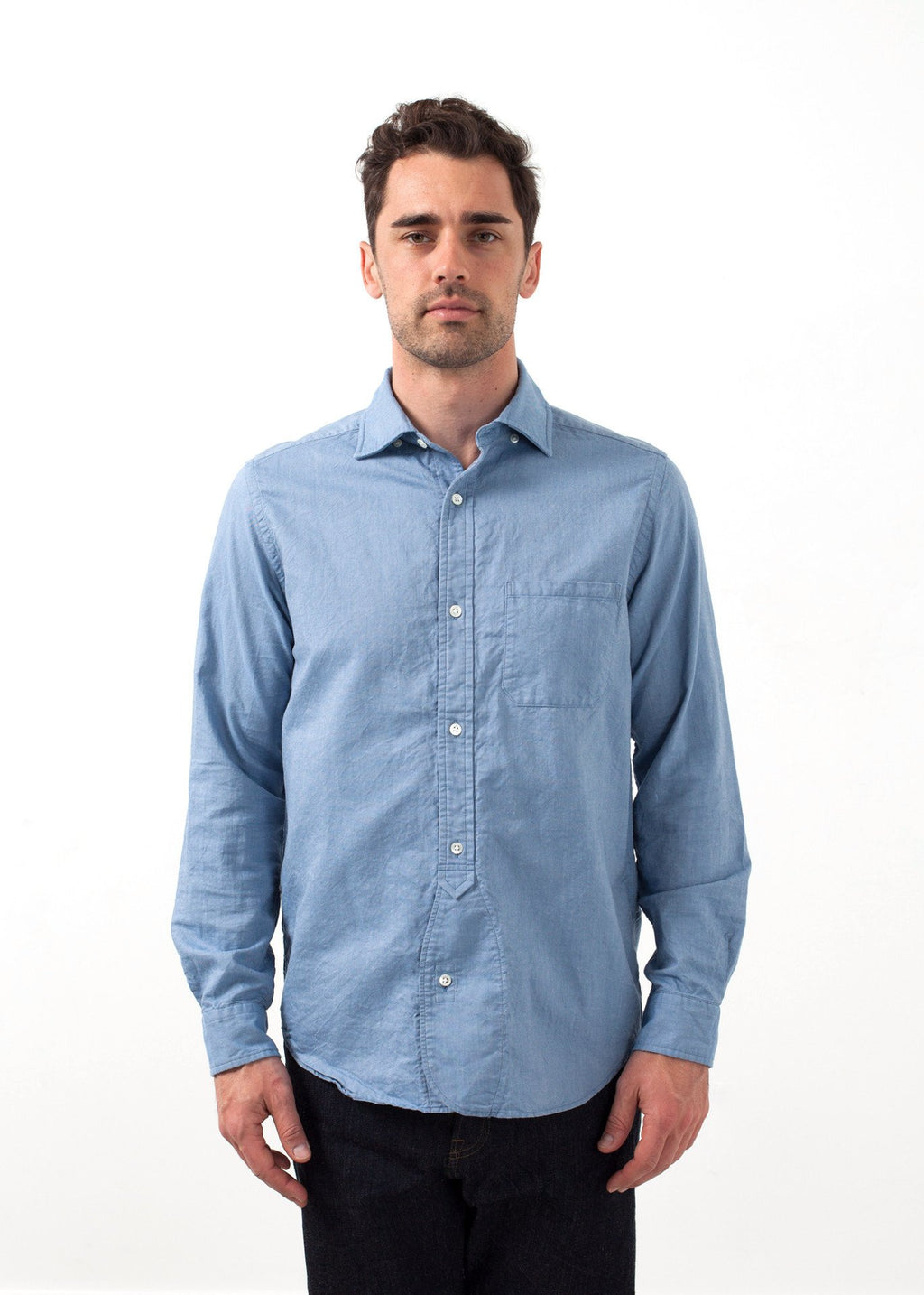 British Officer's Shirt|men's button-ups[option1]|[option2]|[option3] - hello