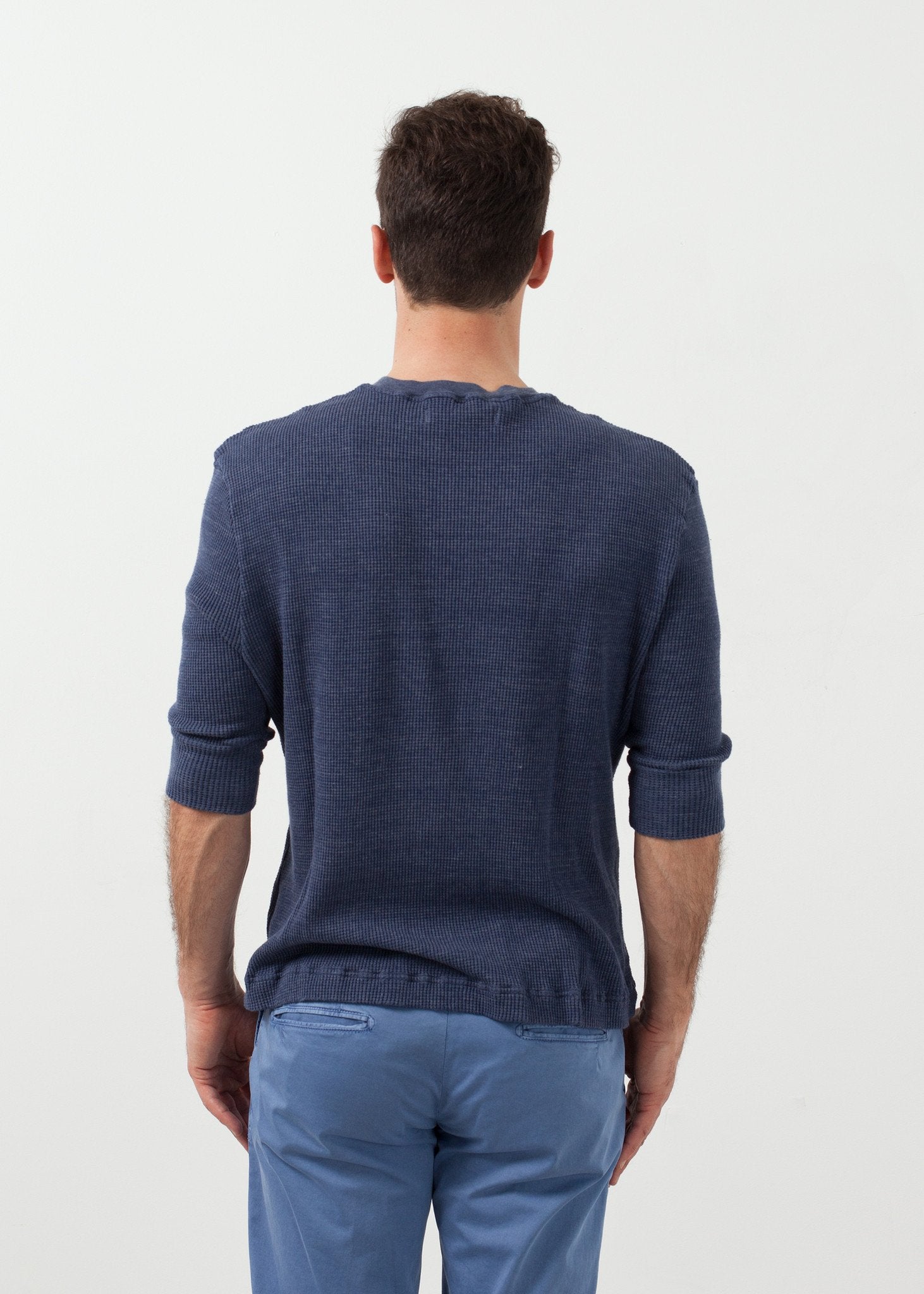 Melange Waffle Top|women's tops[option1]|[option2]|[option3] - hello