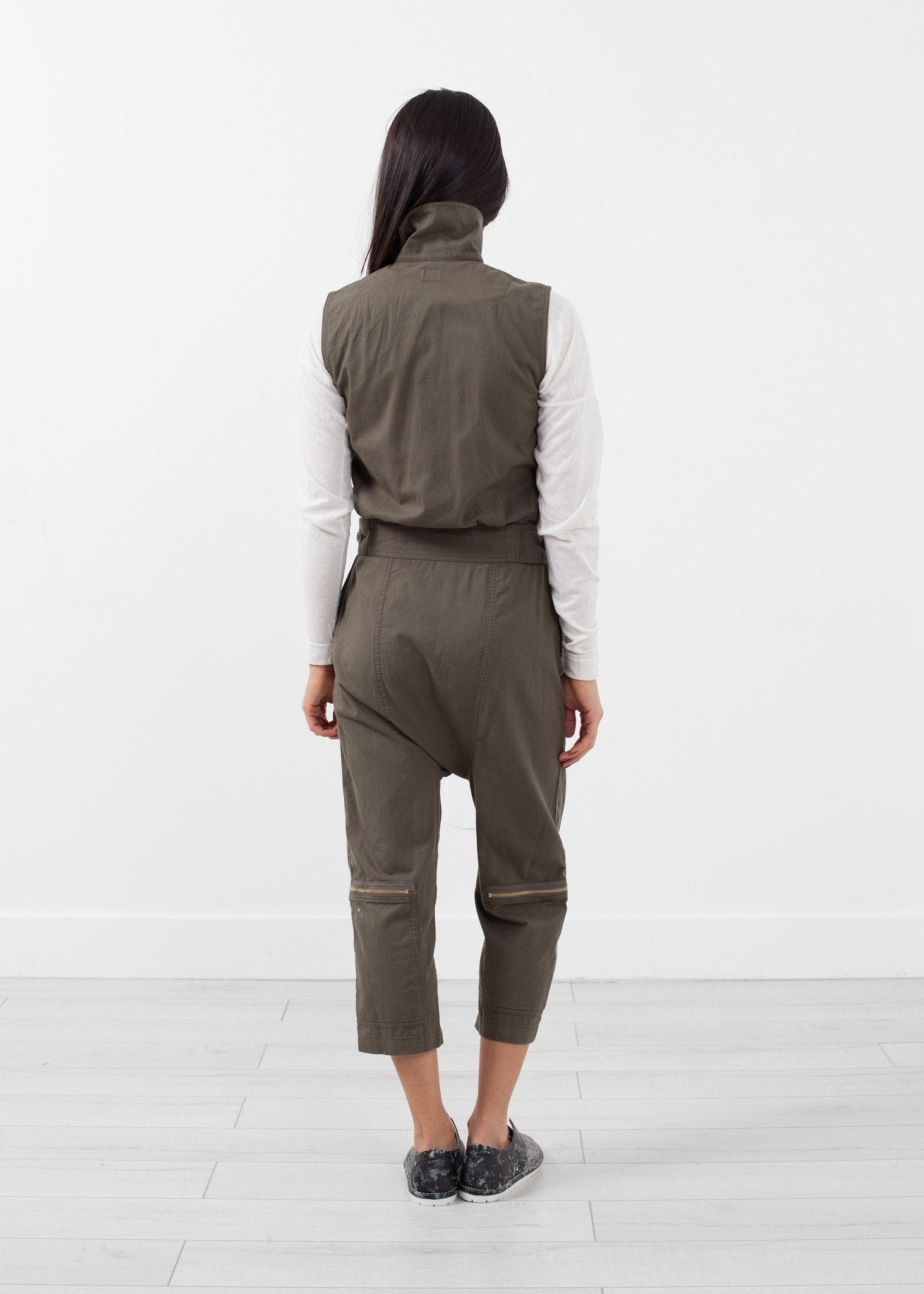 Sleeveless Harem Flightsuit|women's jumpsuits[option1]|[option2]|[option3] - hello