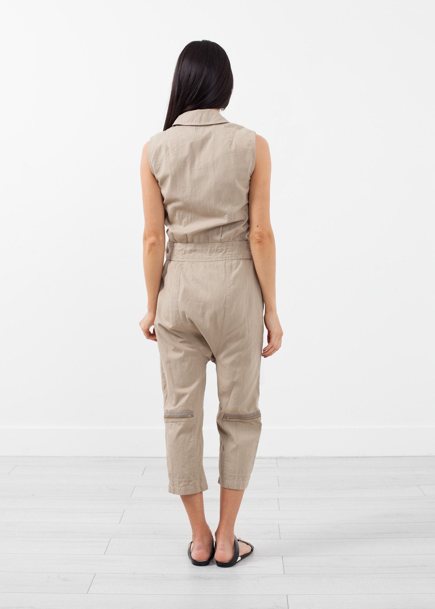Sleeveless Harem Flightsuit|women's jumpsuits[option1]|[option2]|[option3] - hello