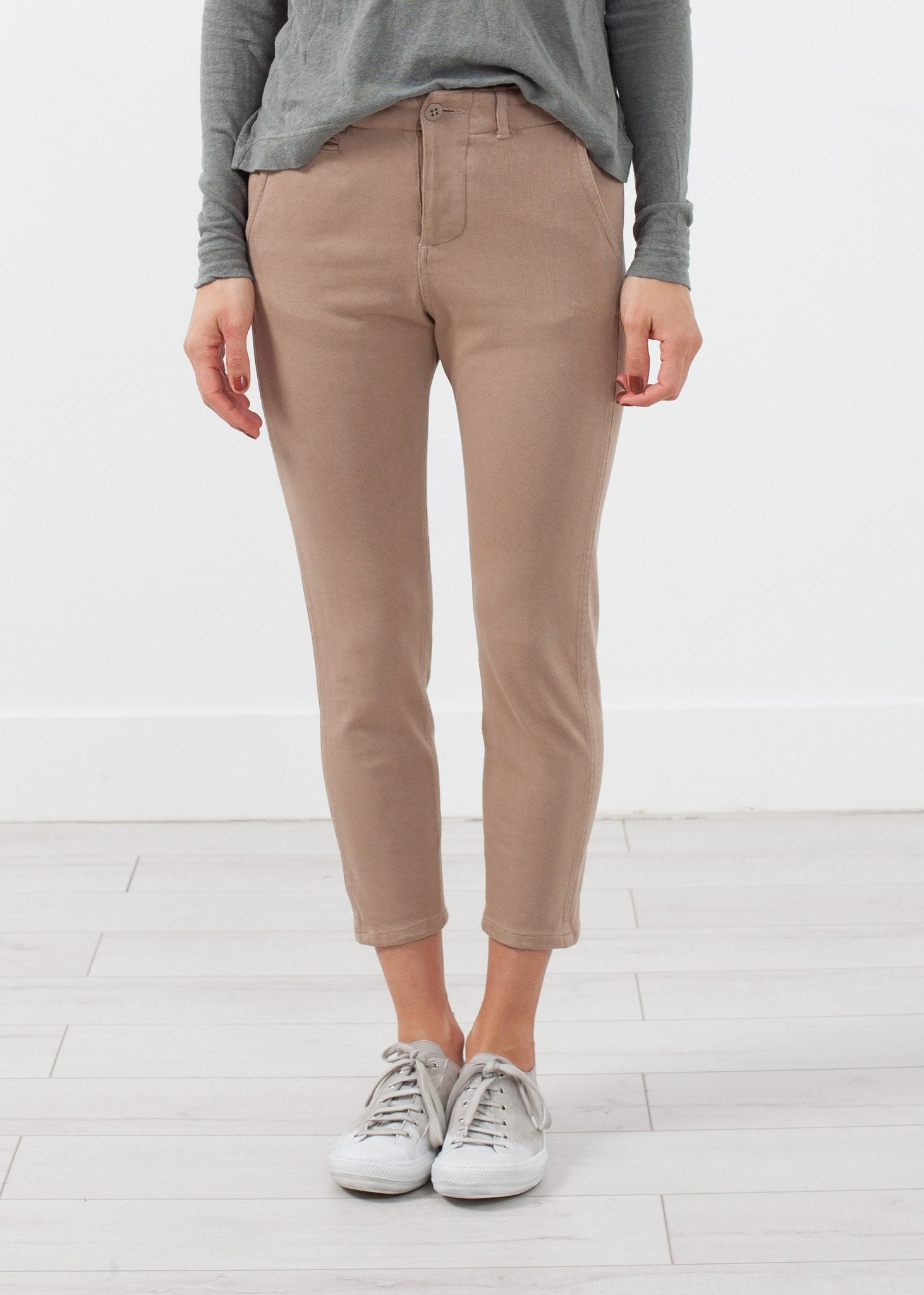 Knit Chino Pant|women's pants[option1]|[option2]|[option3] - hello