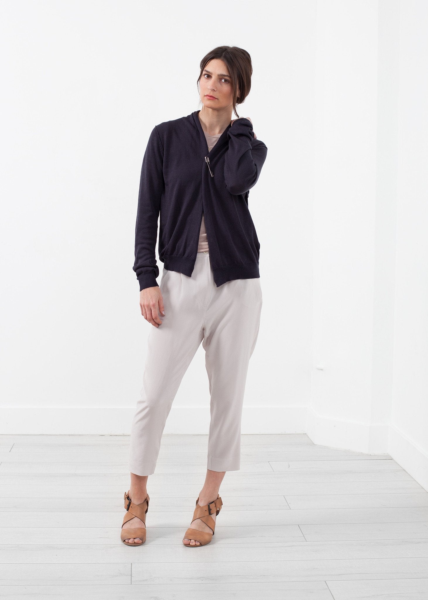 Shawl Cardigan|women's knitwear[option1]|[option2]|[option3] - hello