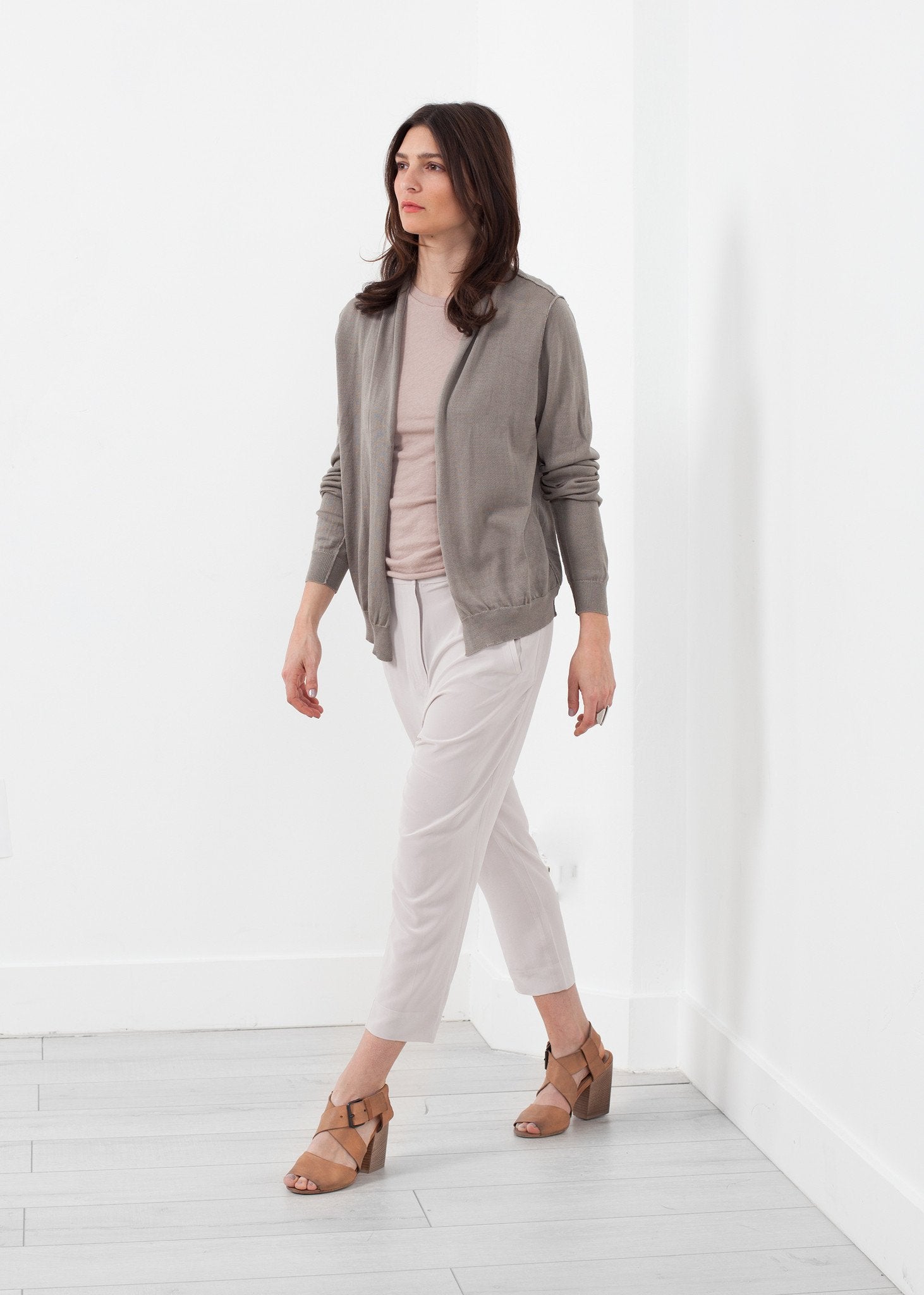 Shawl Cardigan|women's knitwear[option1]|[option2]|[option3] - hello