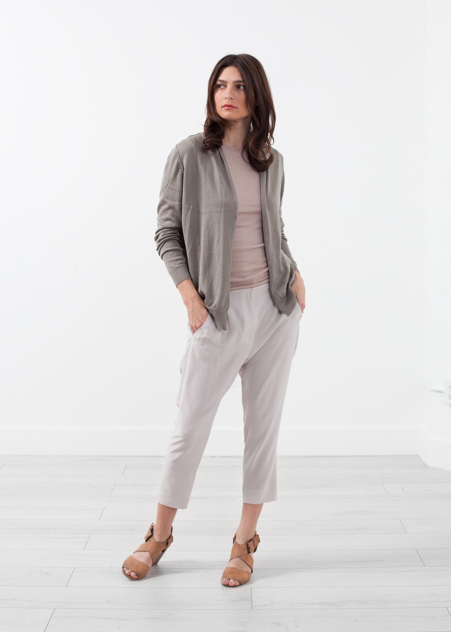 Shawl Cardigan|women's knitwear[option1]|[option2]|[option3] - hello