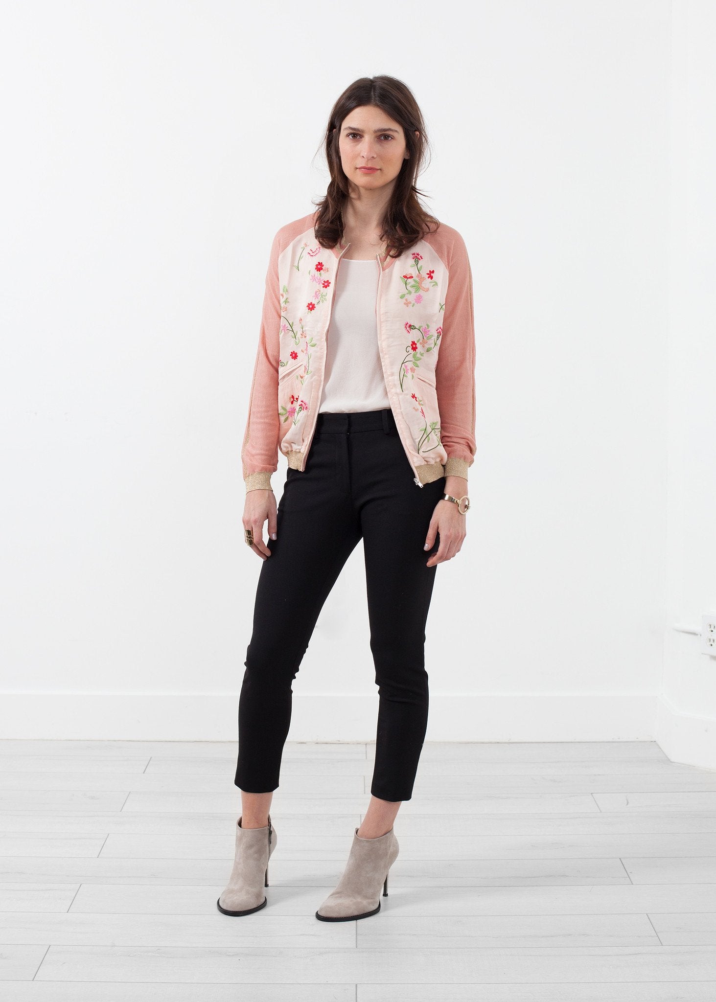 Frech Bomber|women's outerwear[option1]|[option2]|[option3] - hello