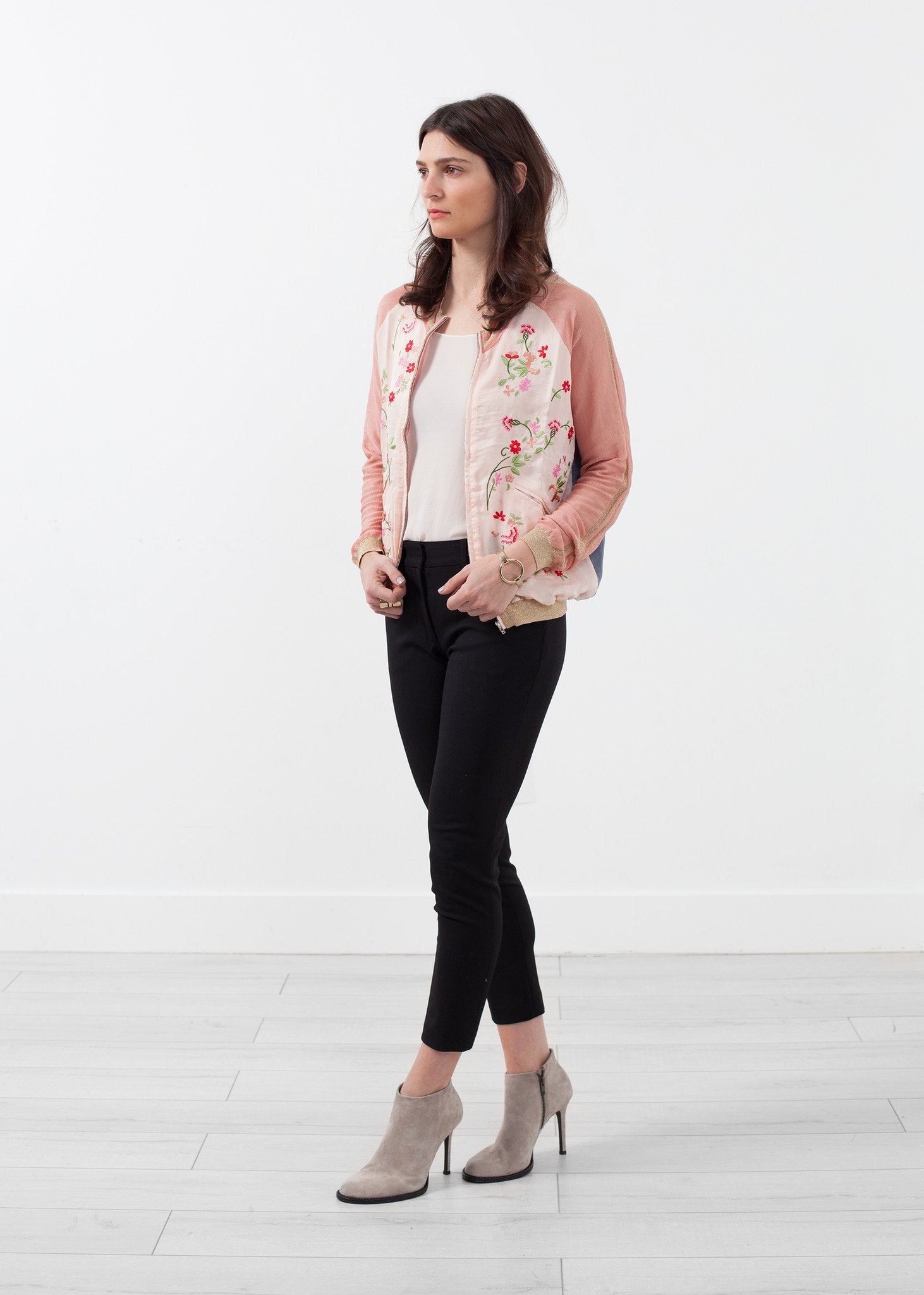 Frech Bomber|women's outerwear[option1]|[option2]|[option3] - hello