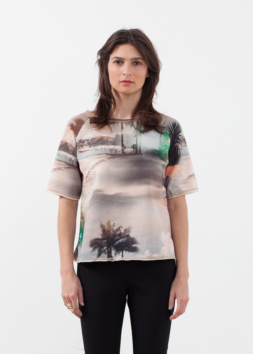 Pat Raglan Tee|women's tops[option1]|[option2]|[option3] - hello