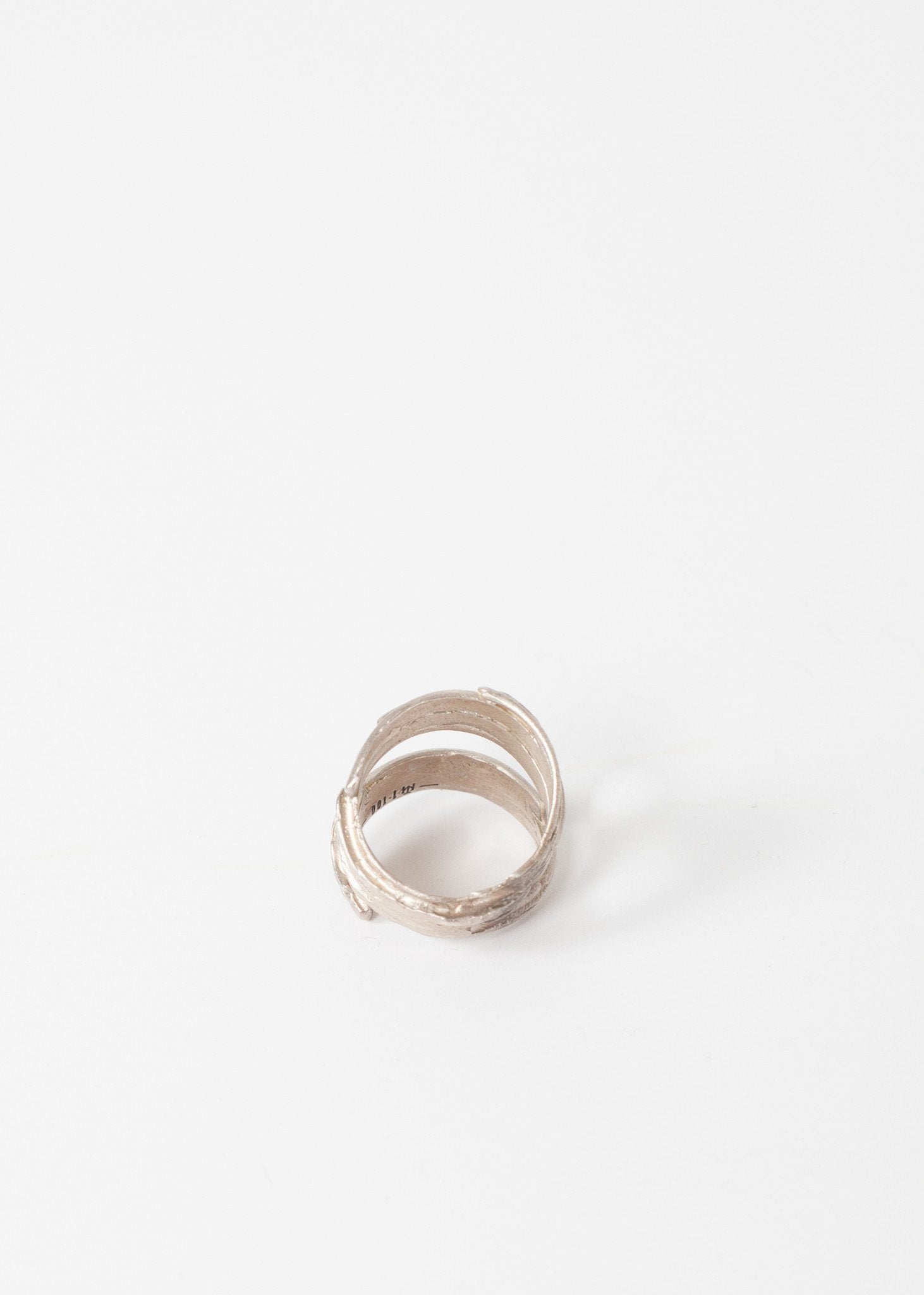 Silver Coil Ring in Sterling|unisex rings[option1]|[option2]|[option3] - hello