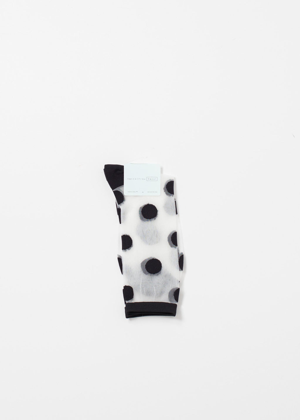 Large Polka Dot Sheer Crew|women's socks[option1]|[option2]|[option3] - hello