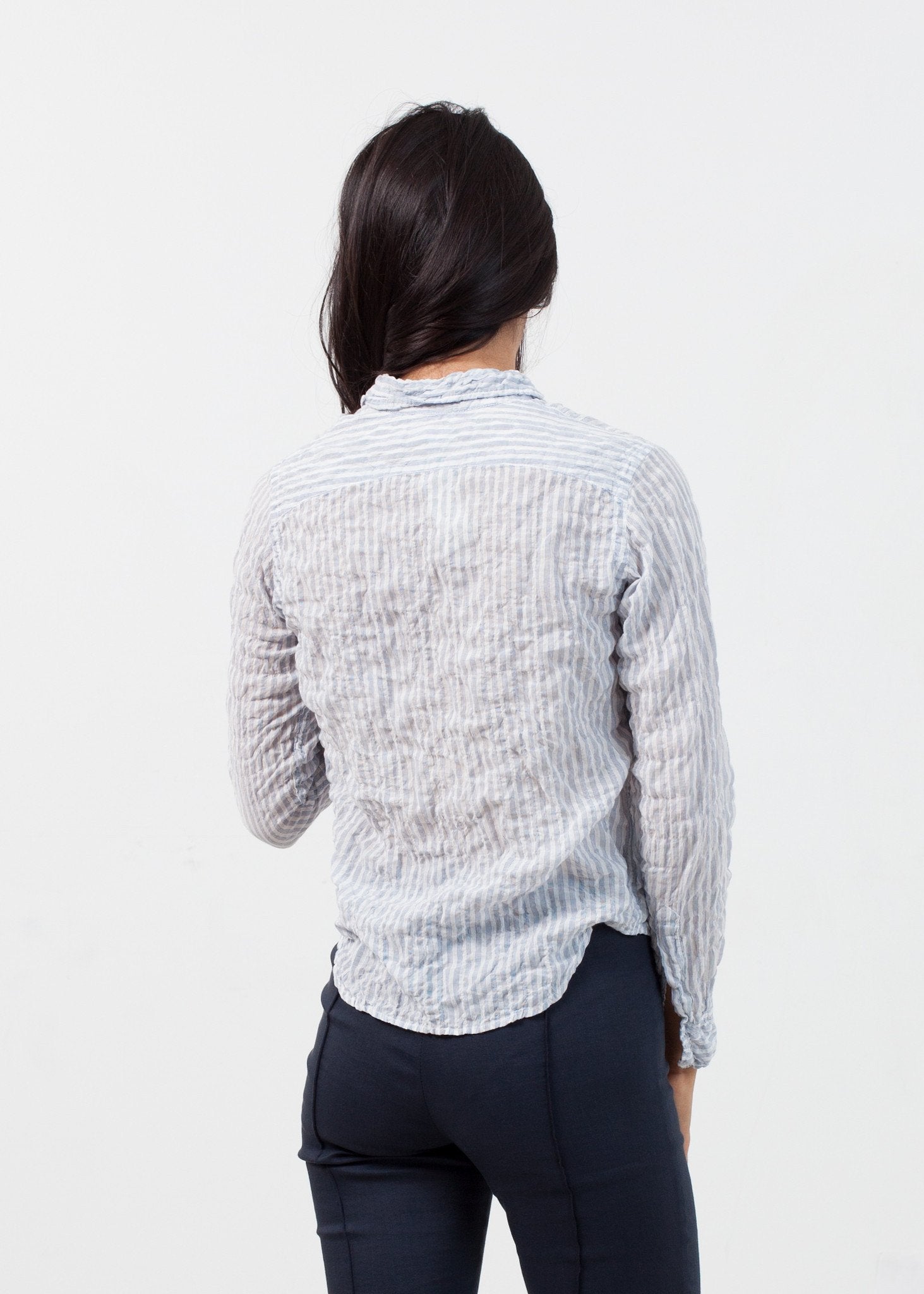 Boy Shirt in 11 Pin|women's button-ups[option1]|[option2]|[option3] - hello