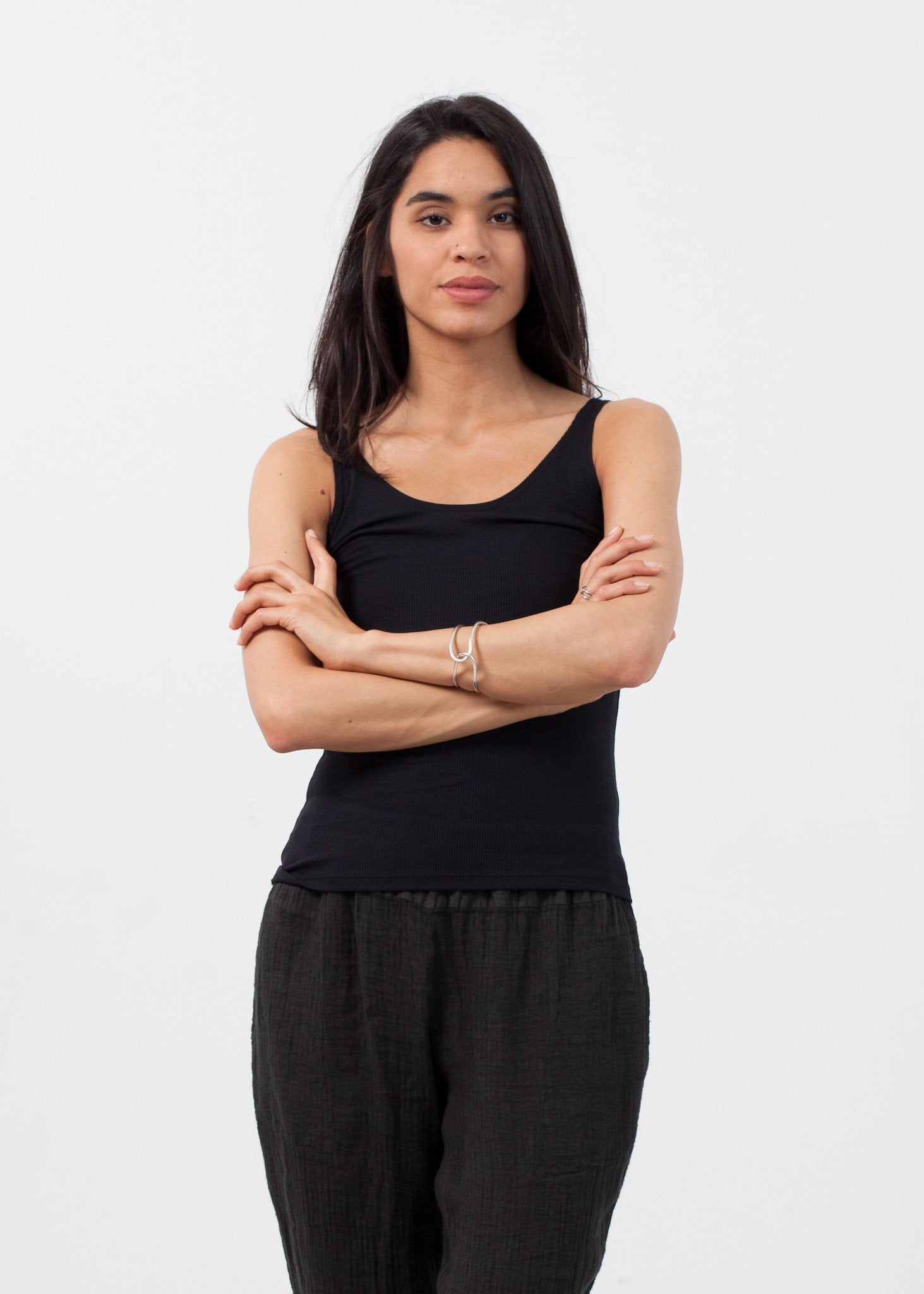 Feather Ribbed Tank|women's tops[option1]|[option2]|[option3] - hello