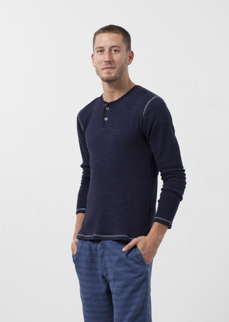 Two Button Henley|Mens Shirt[option1]|[option2]|[option3] - hello