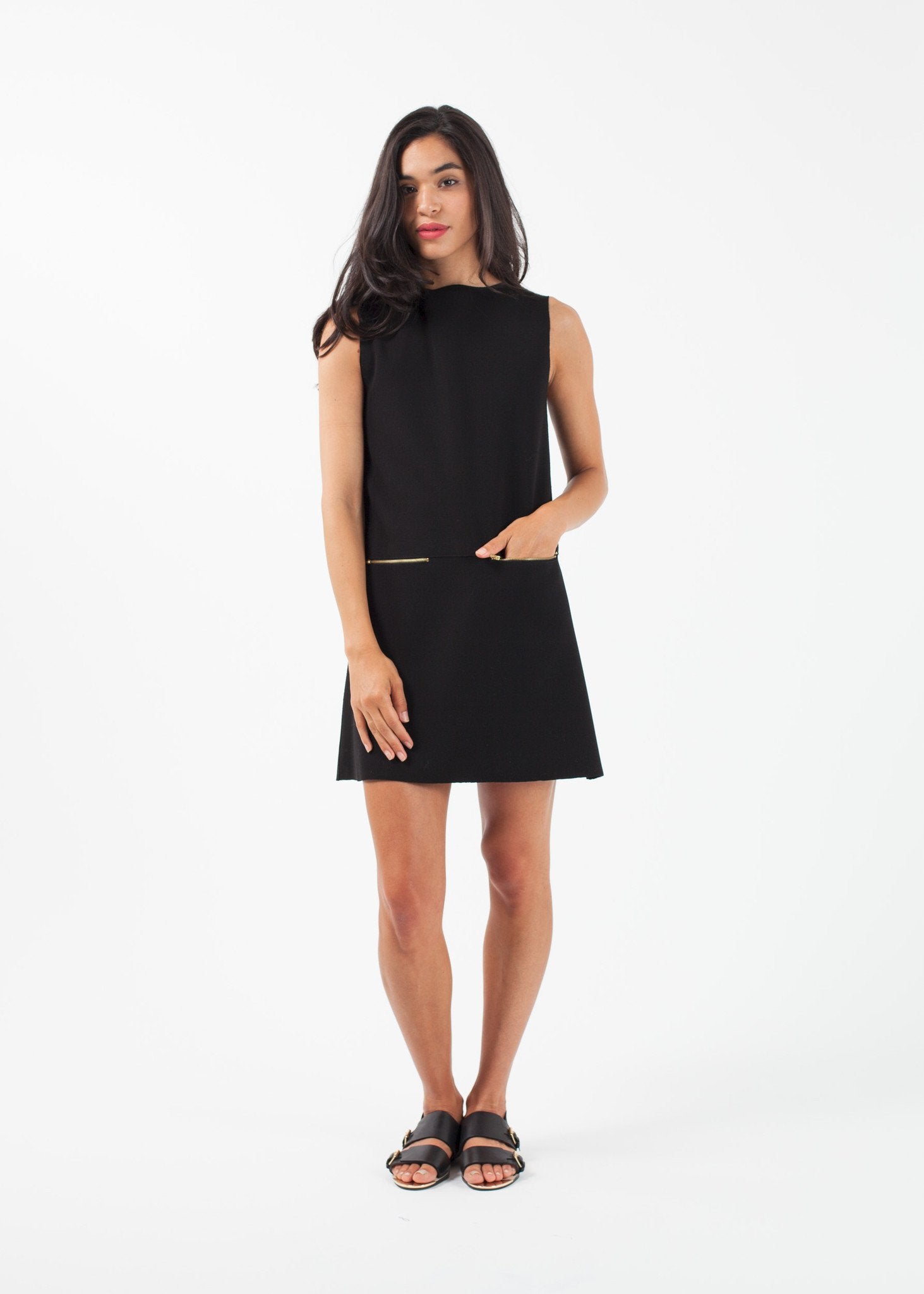 Sleeveless Dress|women's dresses[option1]|[option2]|[option3] - hello