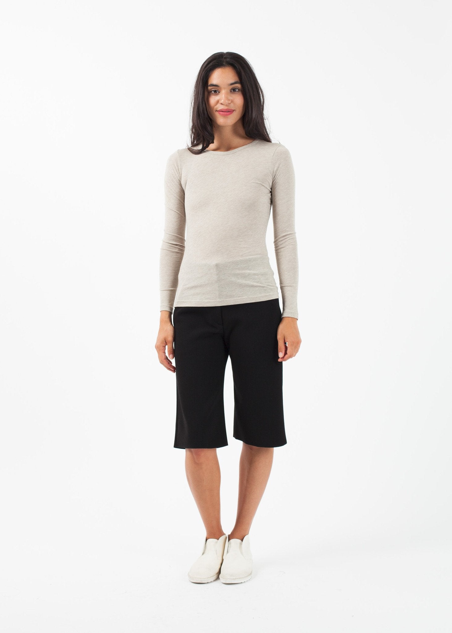 Long Sleeved Tee|women's tops[option1]|[option2]|[option3] - hello