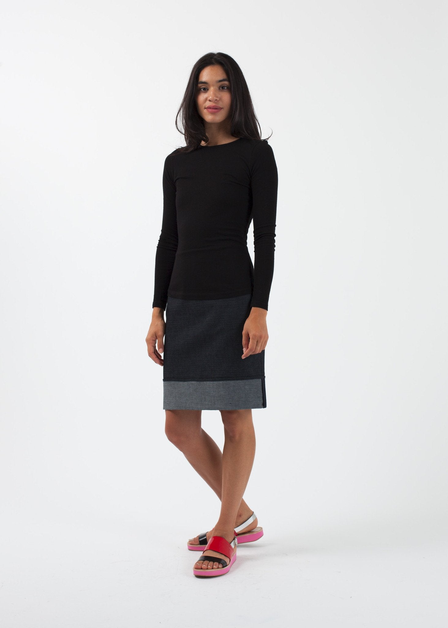 Long Sleeved Tee|women's tops[option1]|[option2]|[option3] - hello