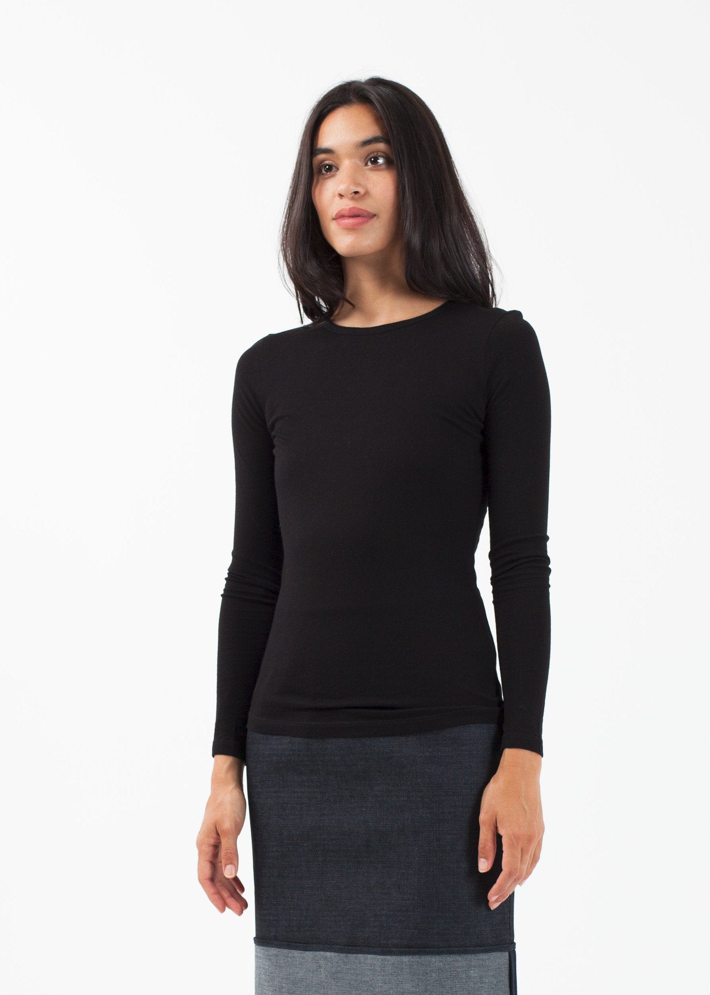 Long Sleeved Tee|women's tops[option1]|[option2]|[option3] - hello