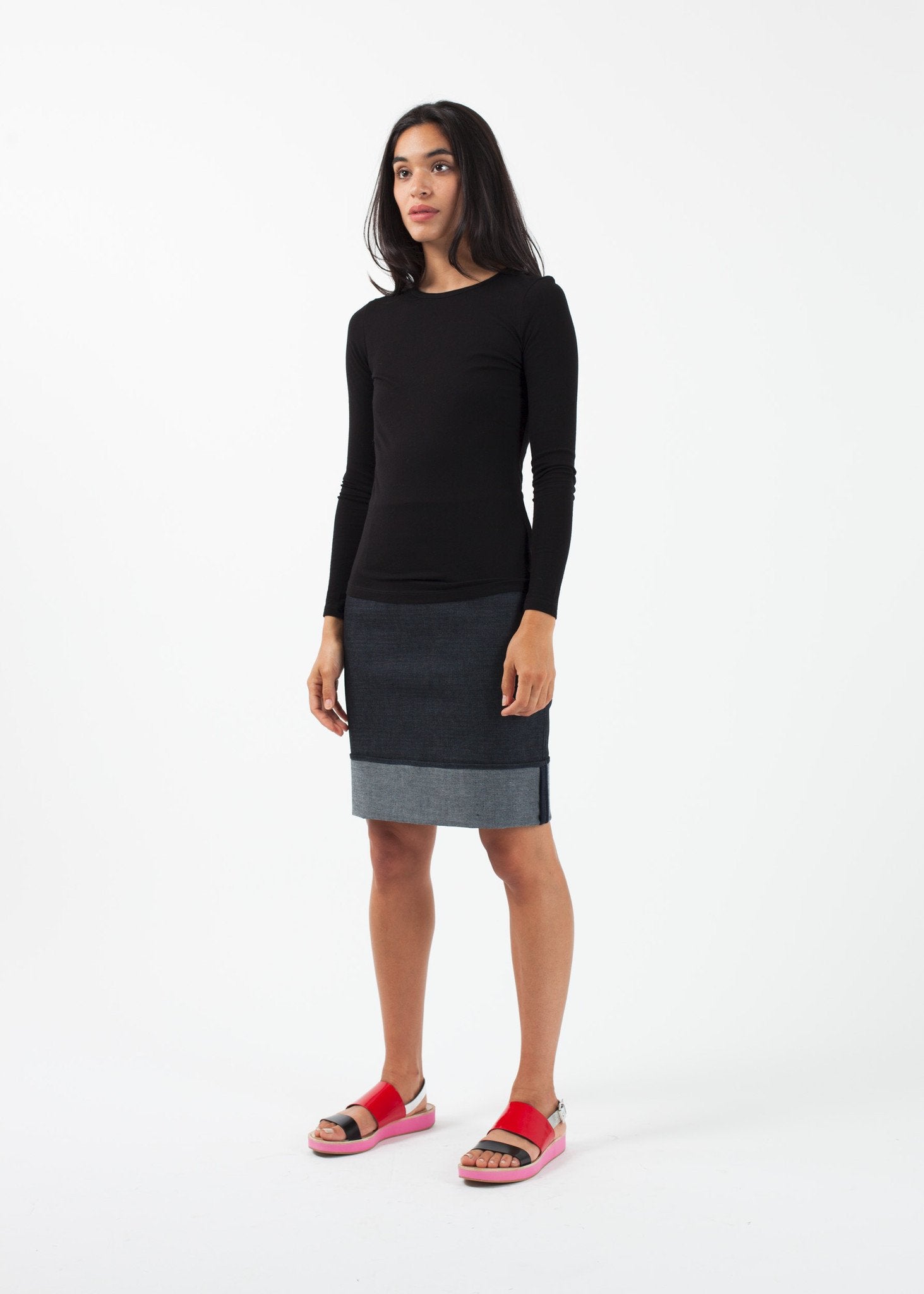 Long Sleeved Tee|women's tops[option1]|[option2]|[option3] - hello