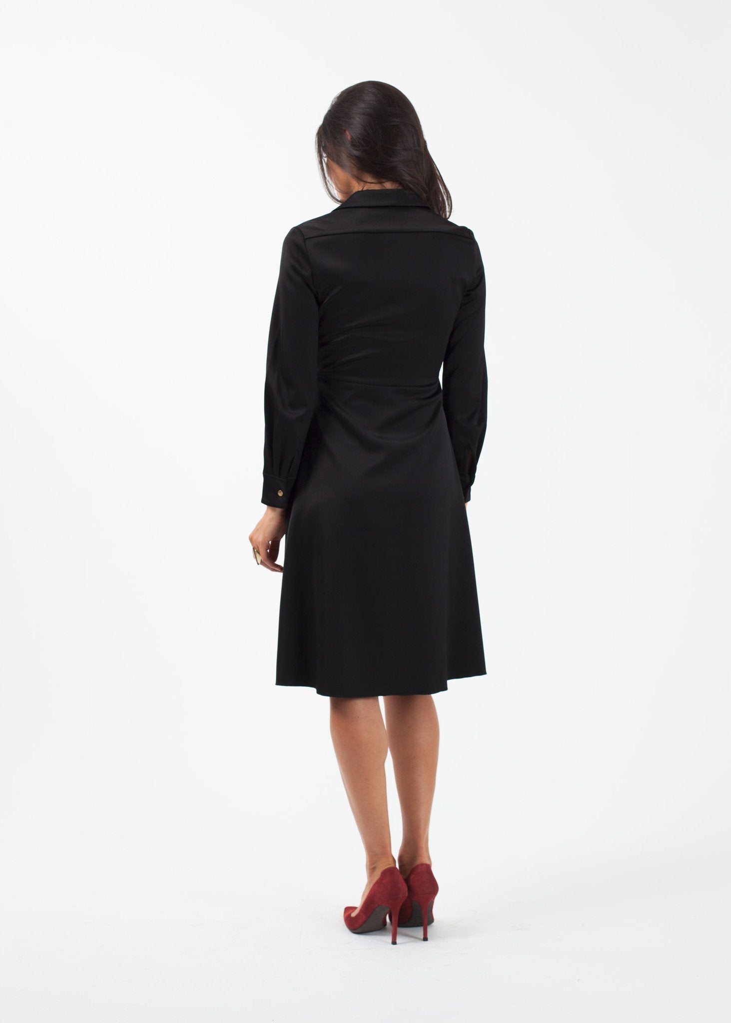 Surplice Dress|women's dresses[option1]|[option2]|[option3] - hello