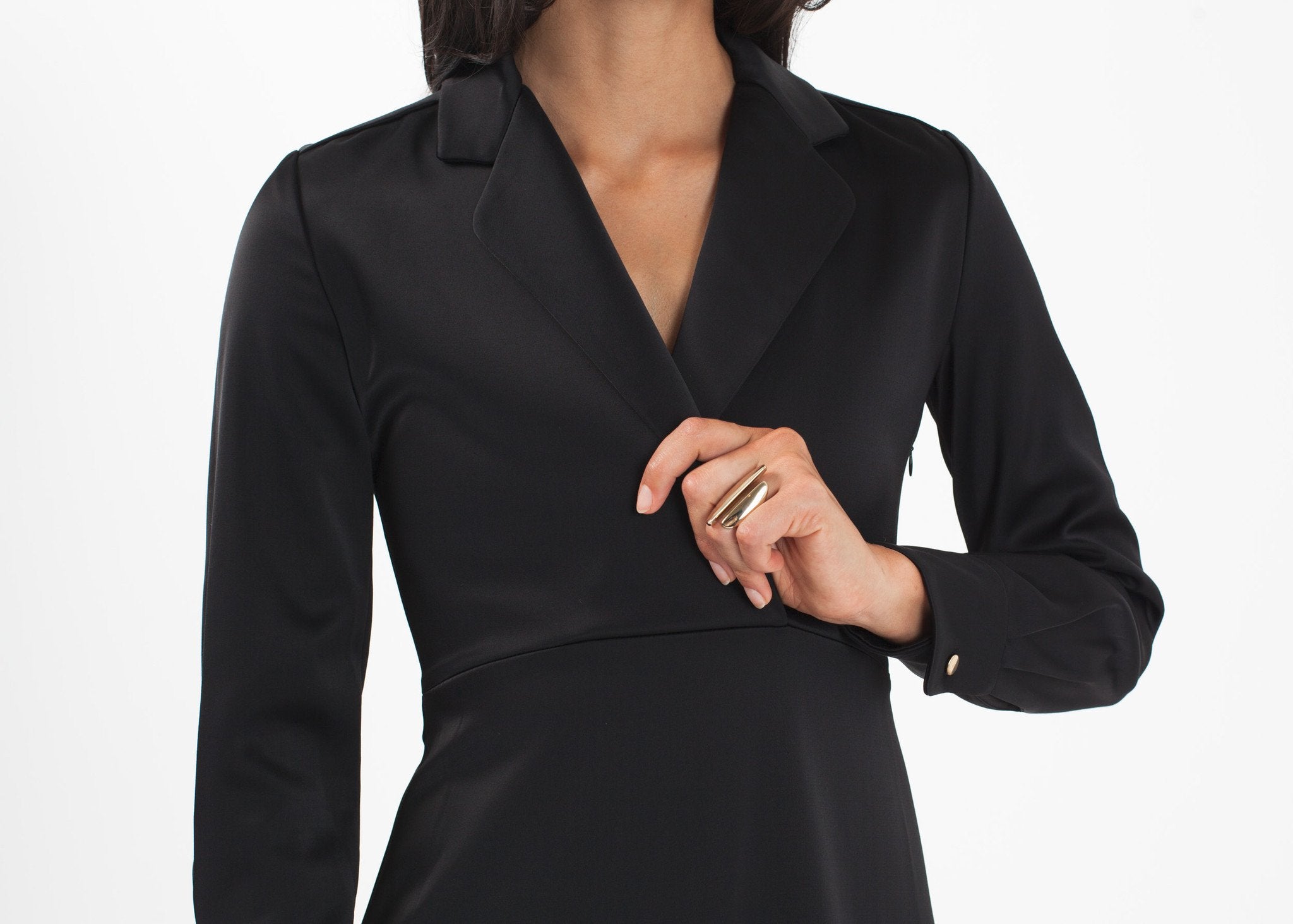 Surplice Dress|women's dresses[option1]|[option2]|[option3] - hello