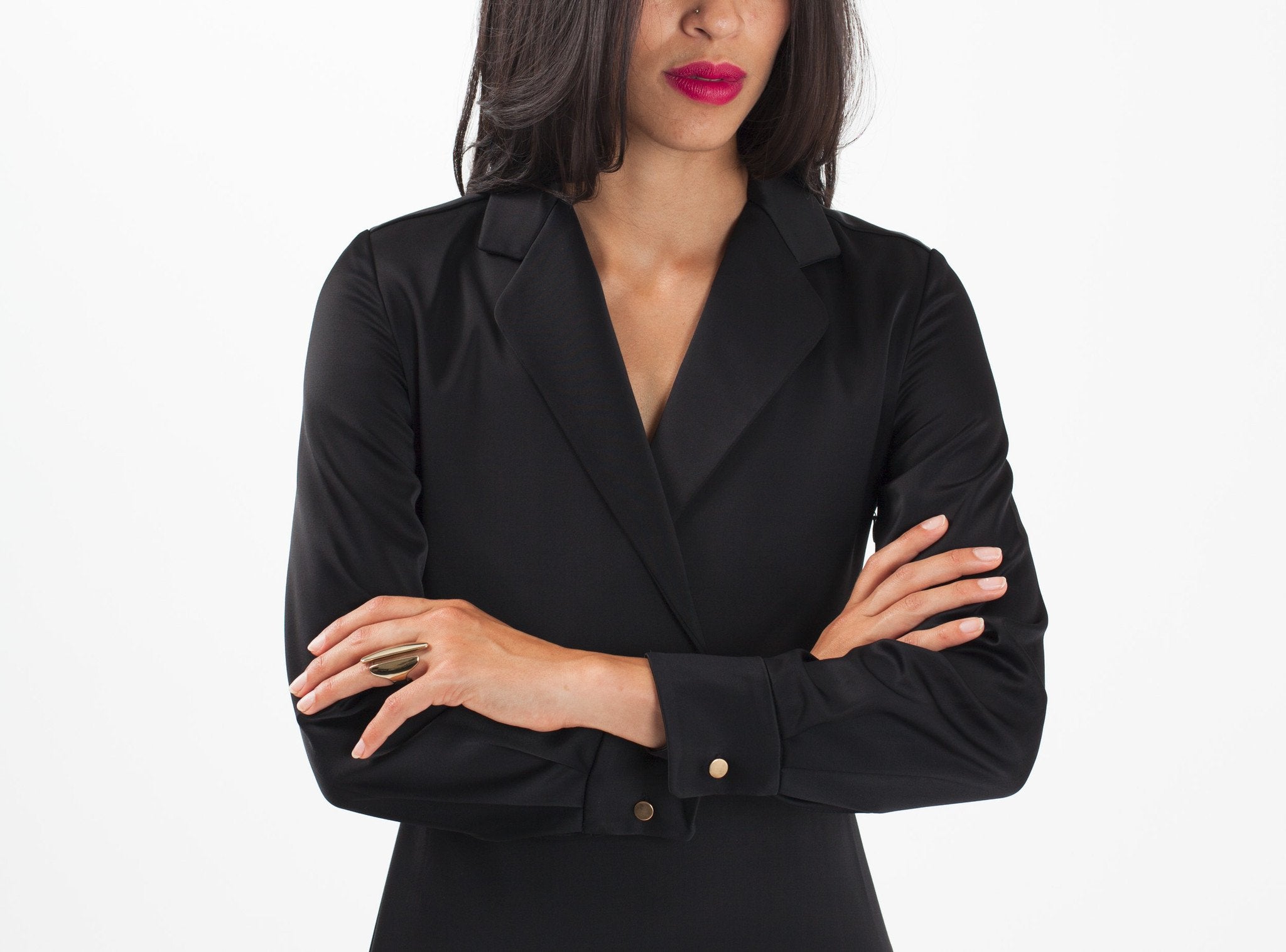 Surplice Dress|women's dresses[option1]|[option2]|[option3] - hello