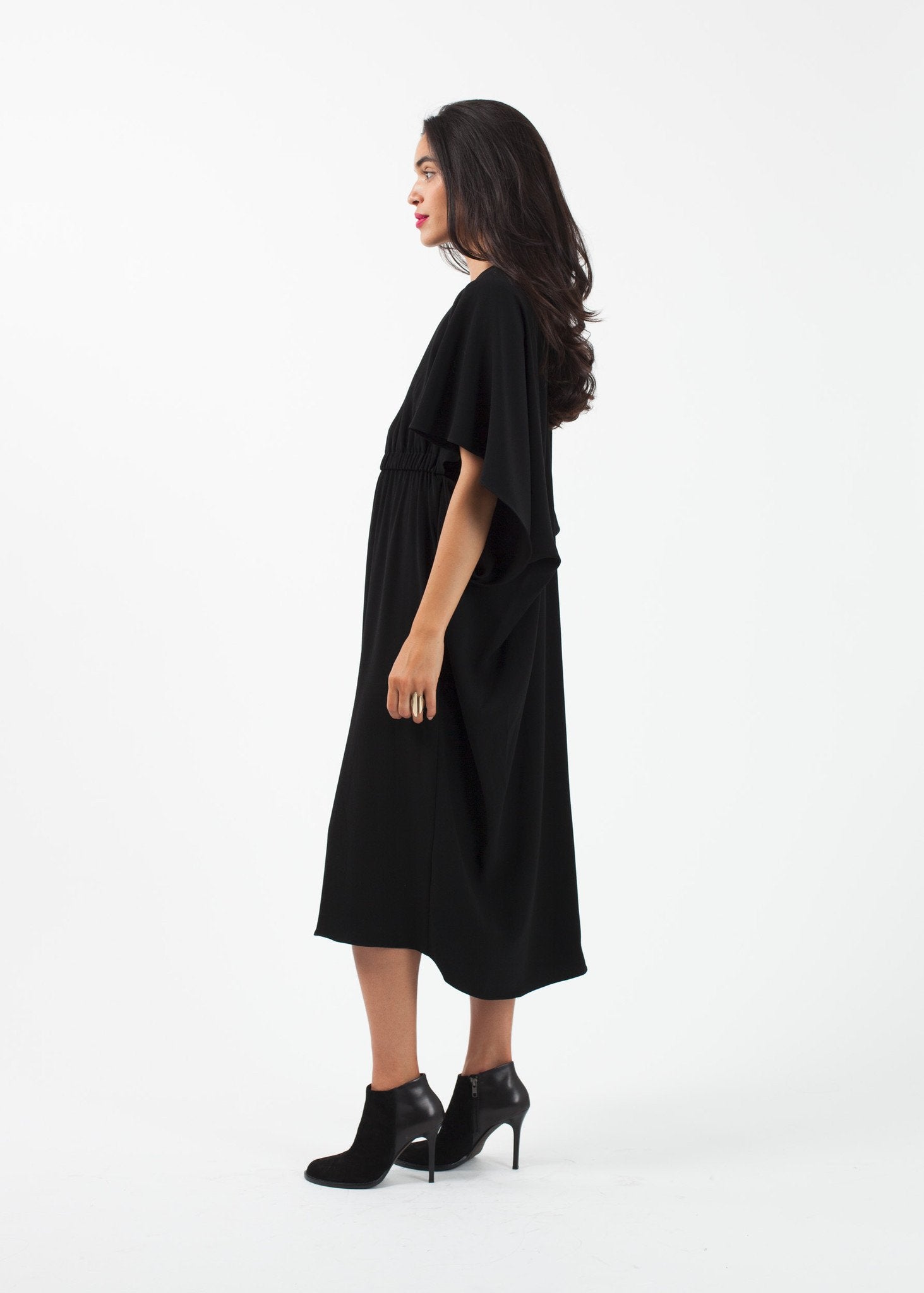 Elastic Waist Dress|women's dresses[option1]|[option2]|[option3] - hello