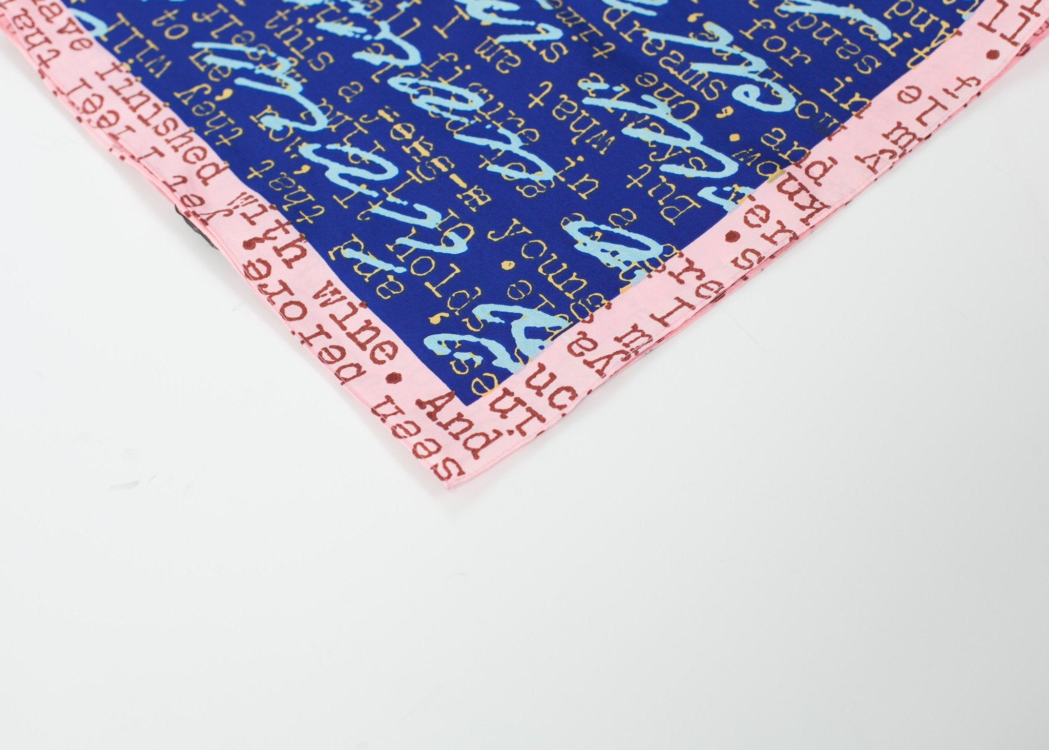 Poetry Bandana|women's scarves[option1]|[option2]|[option3] - hello