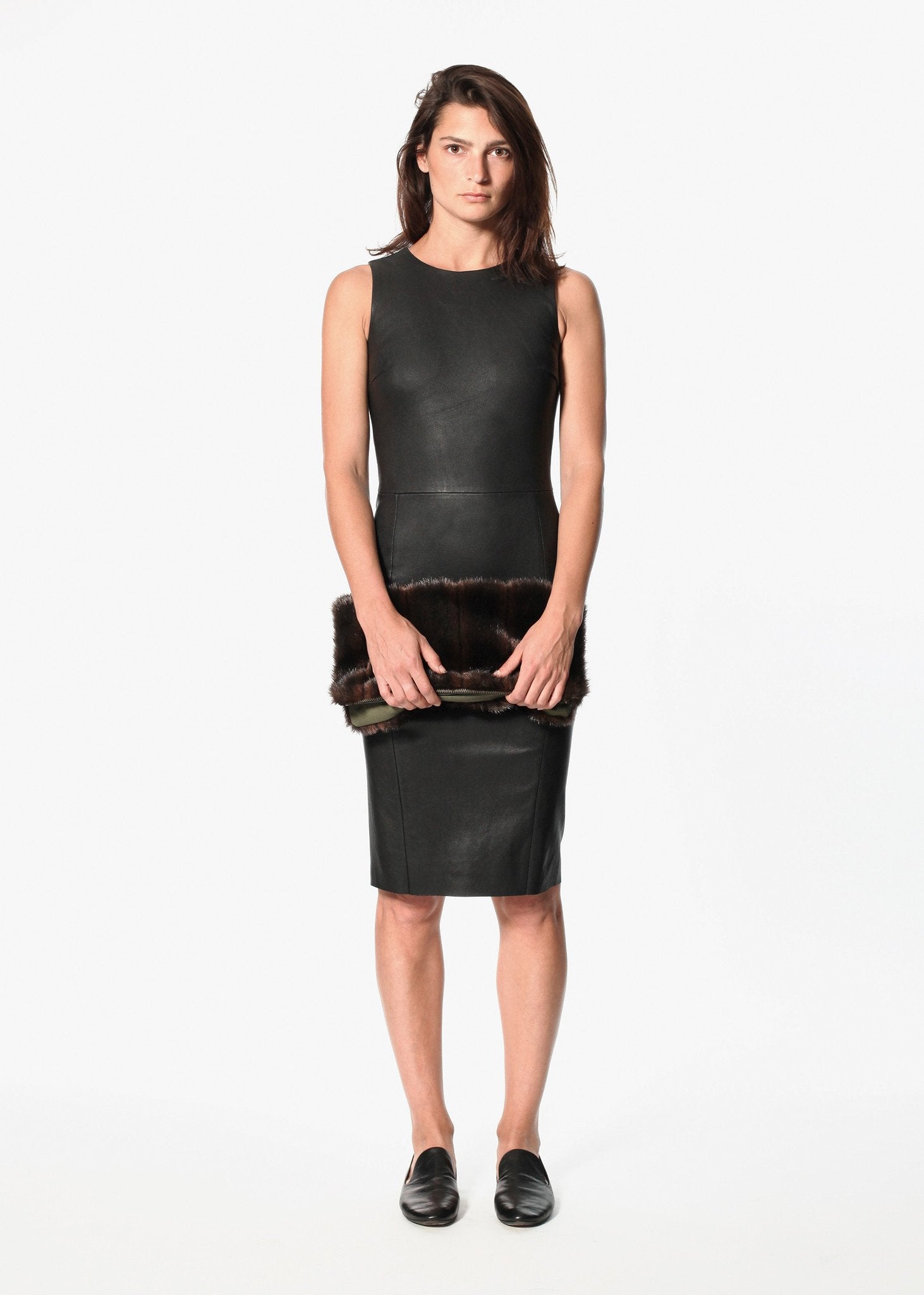 Iranta Leather Dress in Black|women's dresses[option1]|[option2]|[option3] - hello