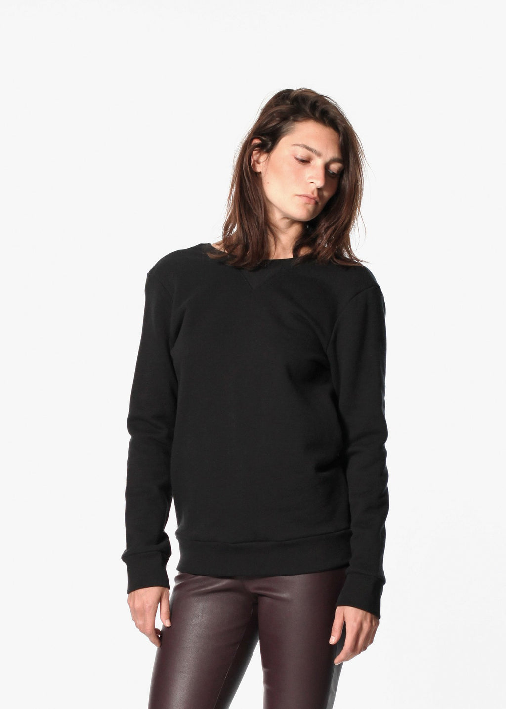 Symphonie Sweatshirt in Black|women's tops[option1]|[option2]|[option3] - hello