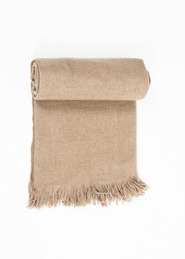 Cashmere Tassel Blanket in Brown|Home Accessories[option1]|[option2]|[option3] - hello