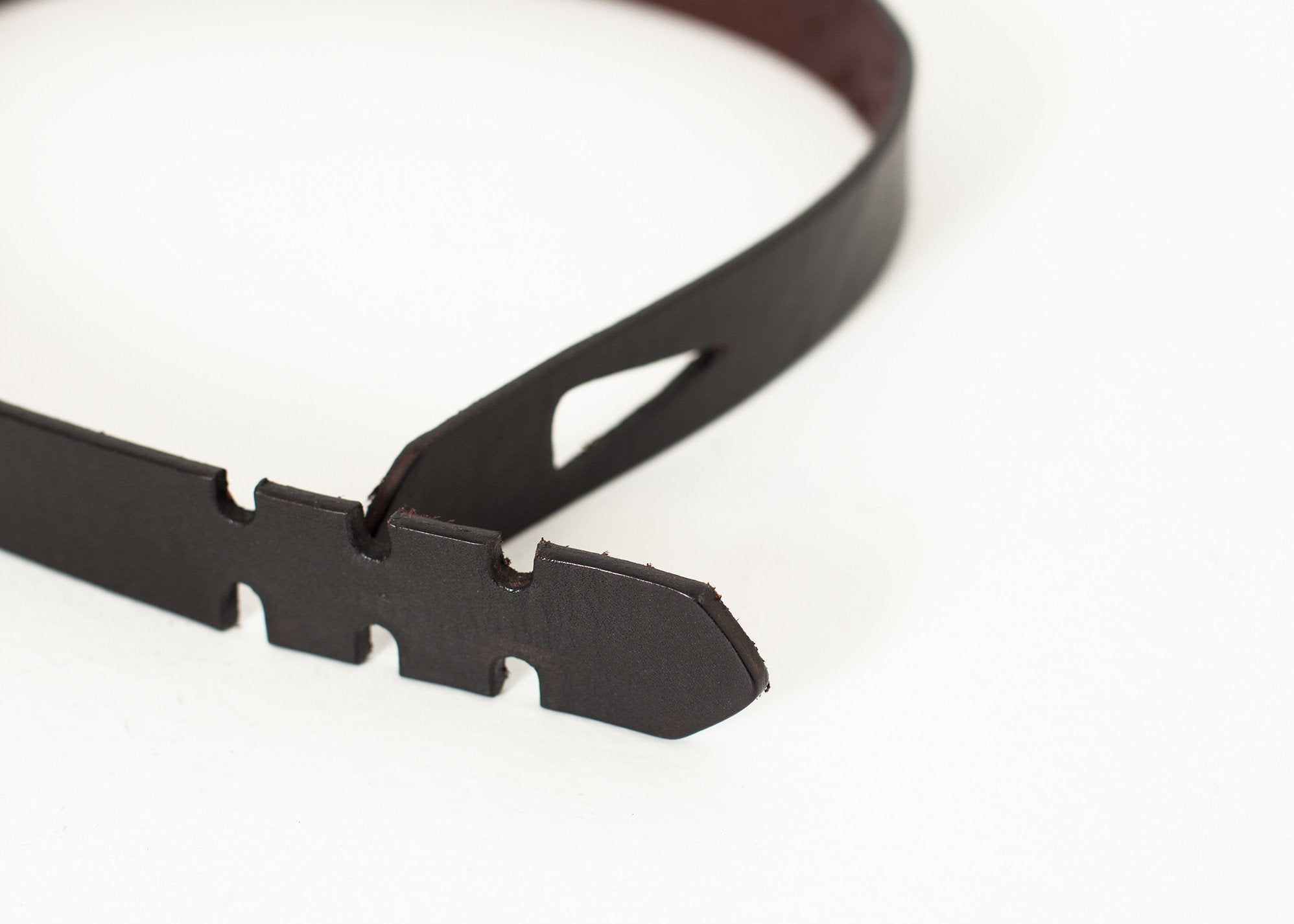 Buckle-less Belt in Black|unisex belts[option1]|[option2]|[option3] - hello