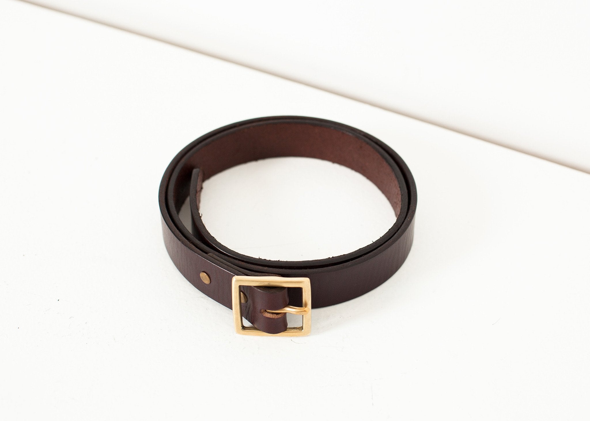 Plain Belt in Brown|unisex belts[option1]|[option2]|[option3] - hello