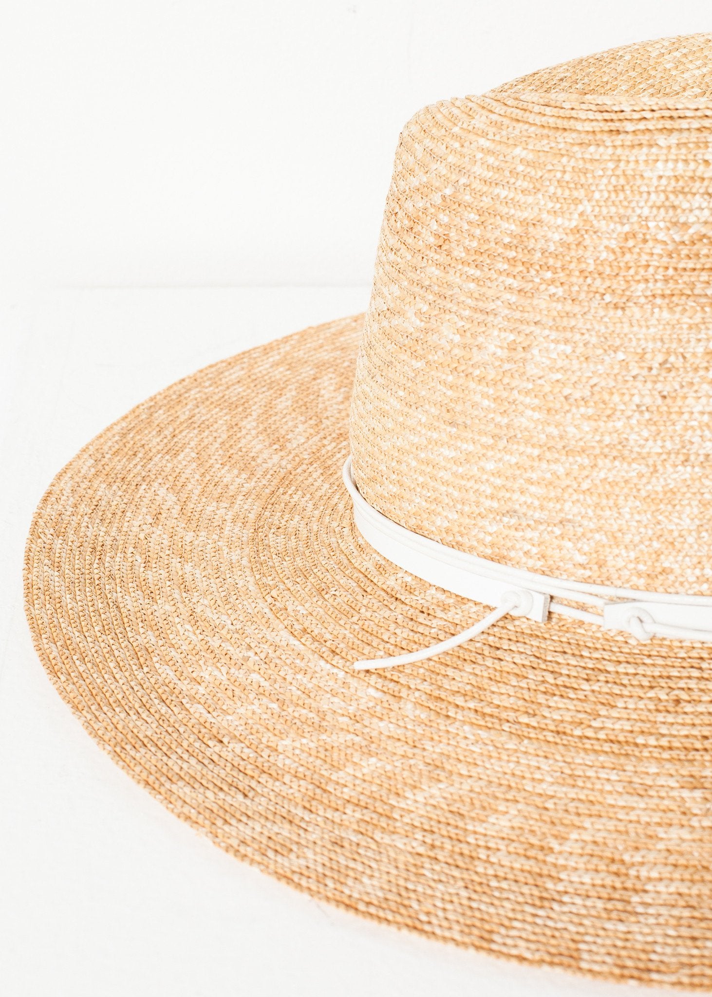Wrapped Up Hat in Straw/White|women's hats[option1]|[option2]|[option3] - hello