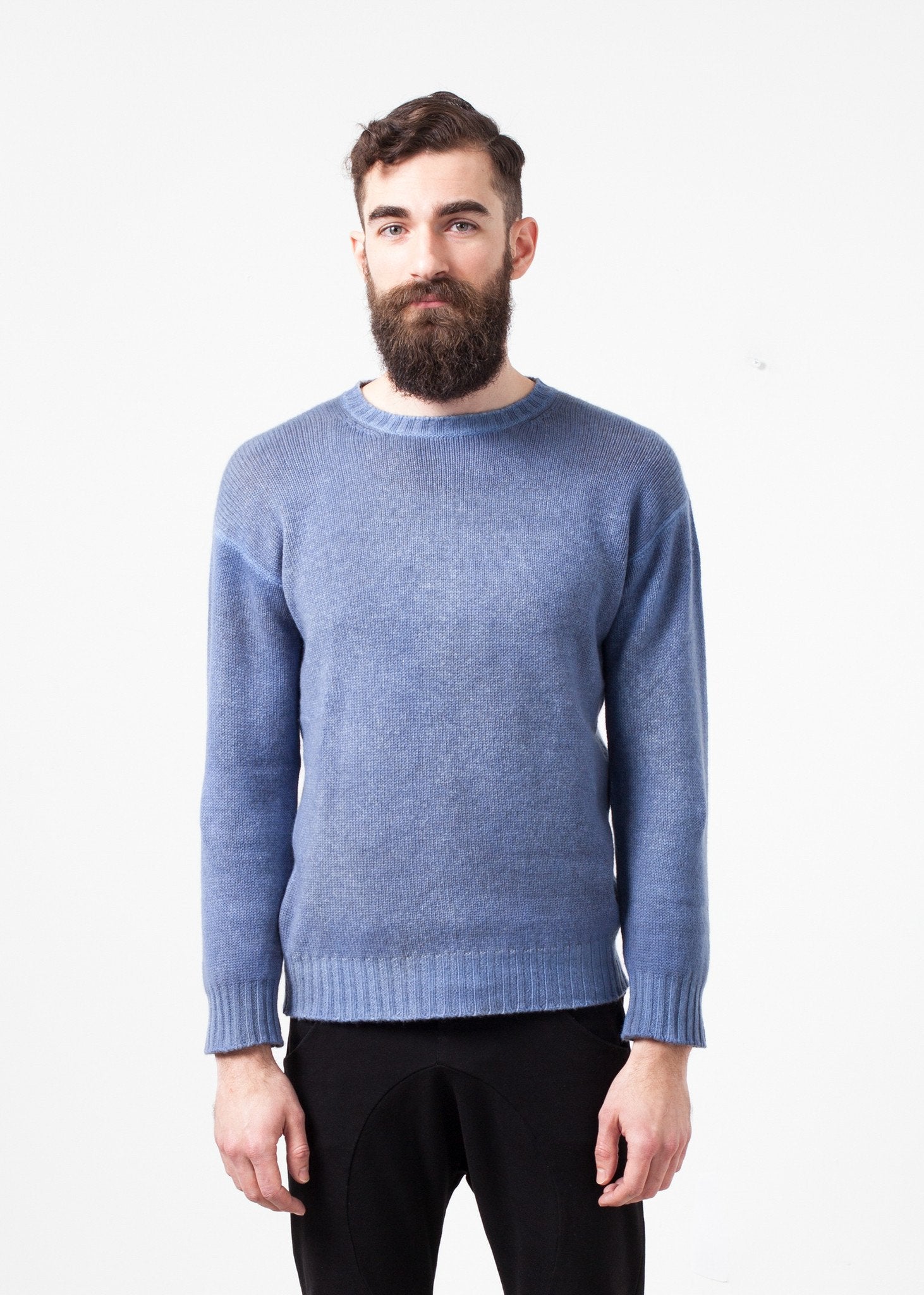 Knitted Cashmere Pullover|men's knitwear[option1]|[option2]|[option3] - hello