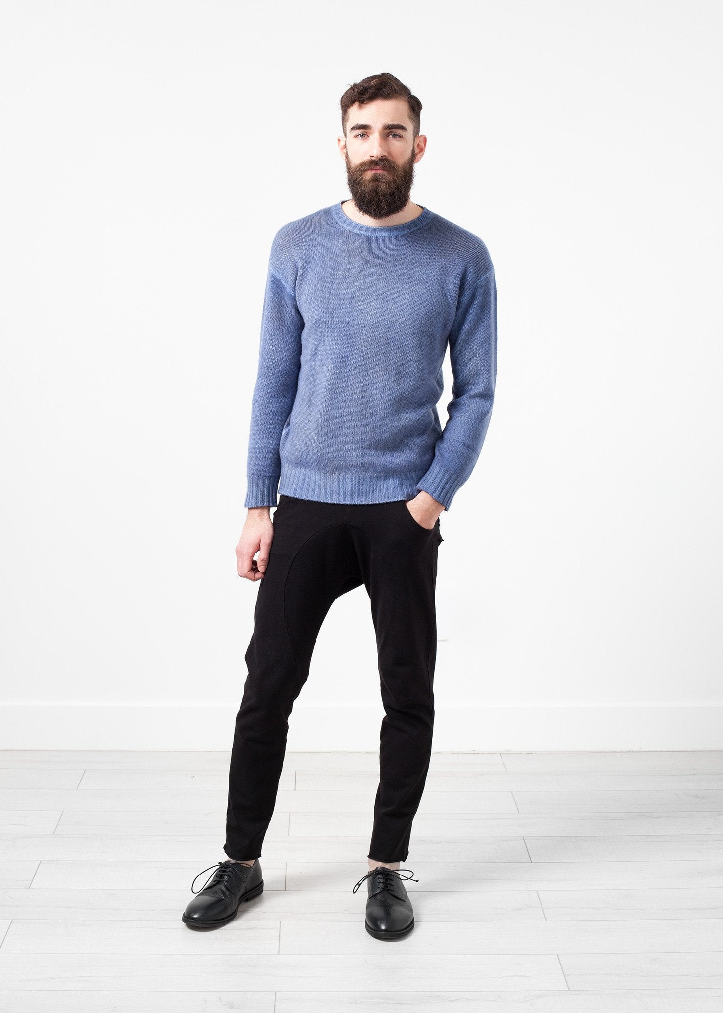 Knitted Cashmere Pullover|men's knitwear[option1]|[option2]|[option3] - hello