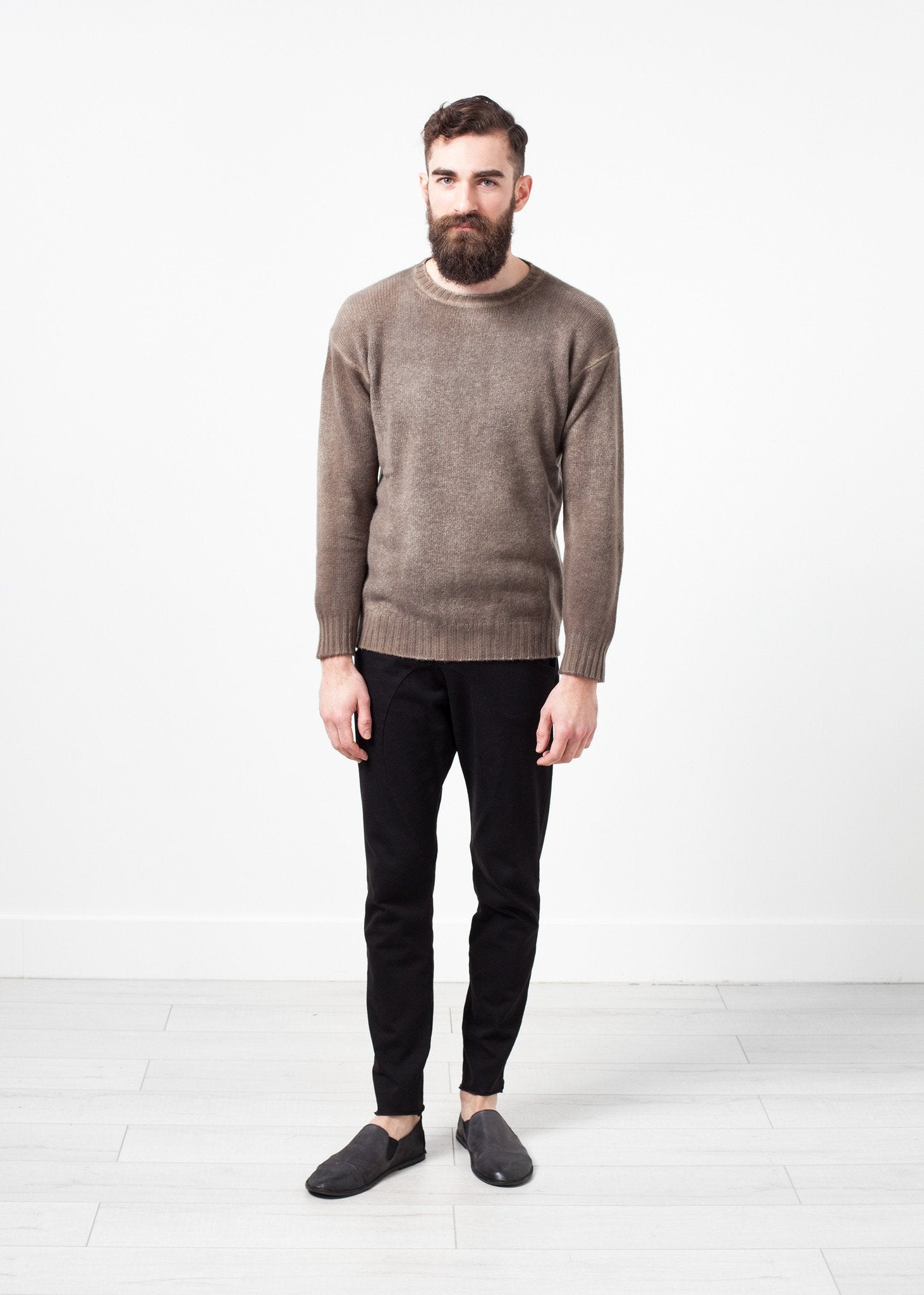 Knitted Cashmere Pullover|men's knitwear[option1]|[option2]|[option3] - hello