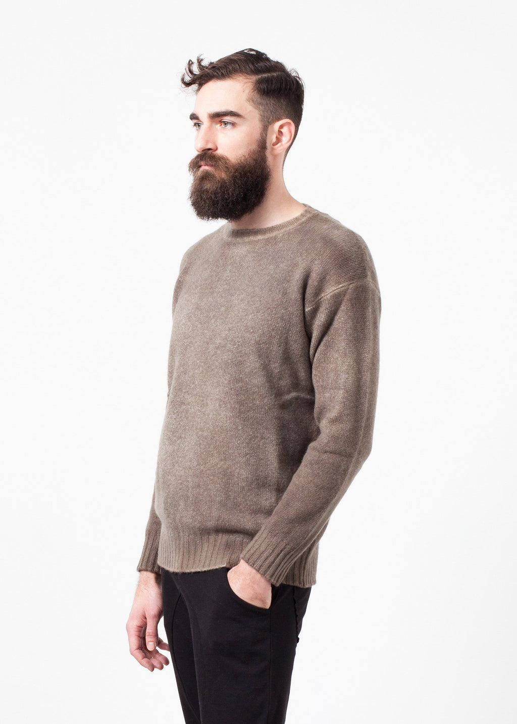 Knitted Cashmere Pullover|men's knitwear[option1]|[option2]|[option3] - hello