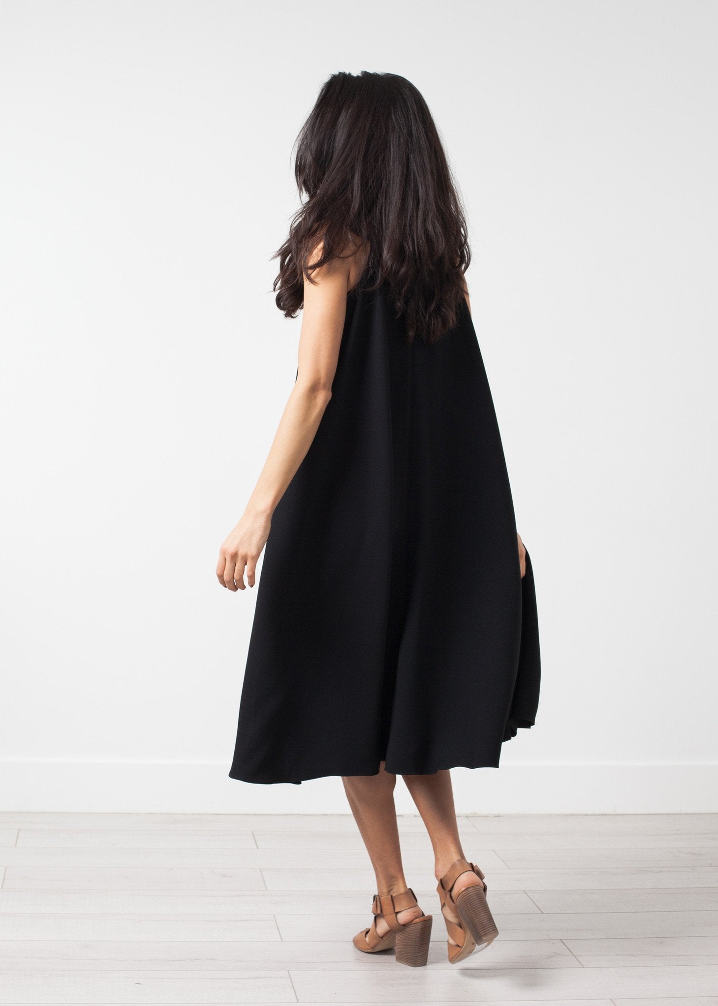 Sleeveless Flow Dress|women's dresses[option1]|[option2]|[option3] - hello