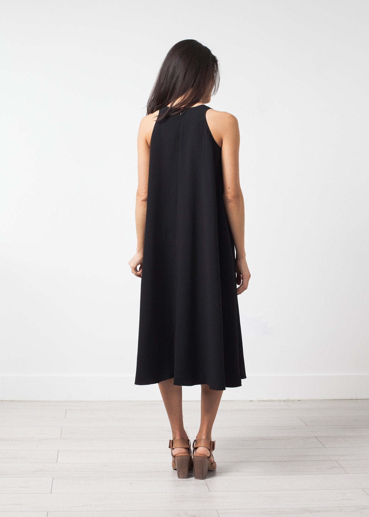 Sleeveless Flow Dress|women's dresses[option1]|[option2]|[option3] - hello