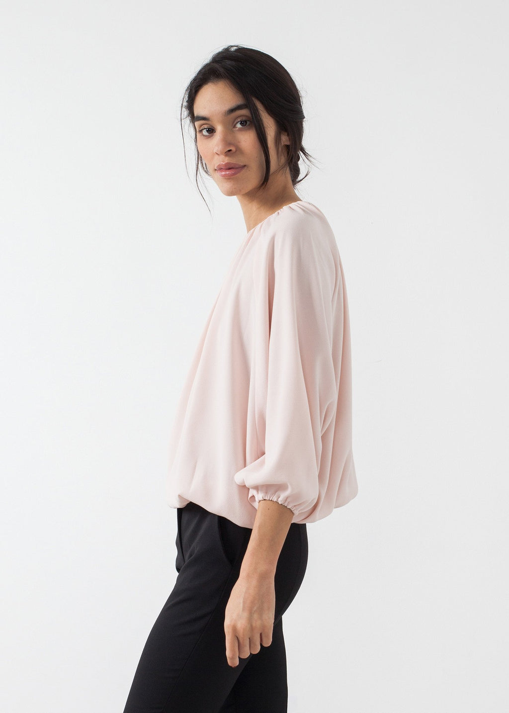 Bubble Peasant Top|women's tops[option1]|[option2]|[option3] - hello