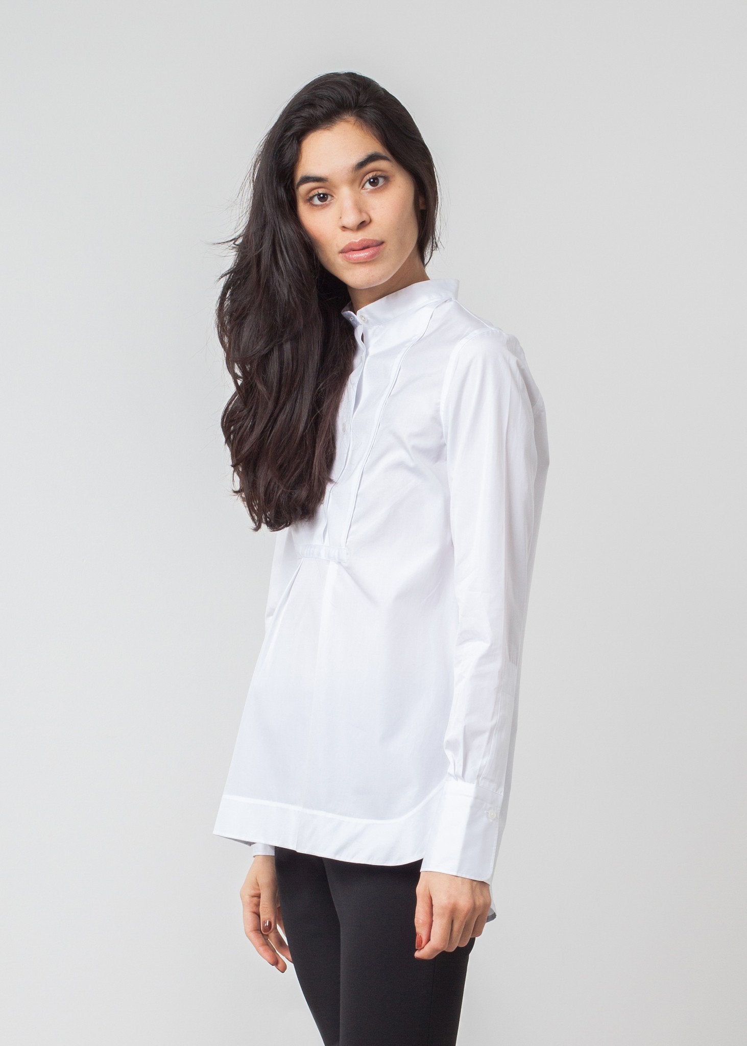 Lexie Shirt|women's button-ups[option1]|[option2]|[option3] - hello