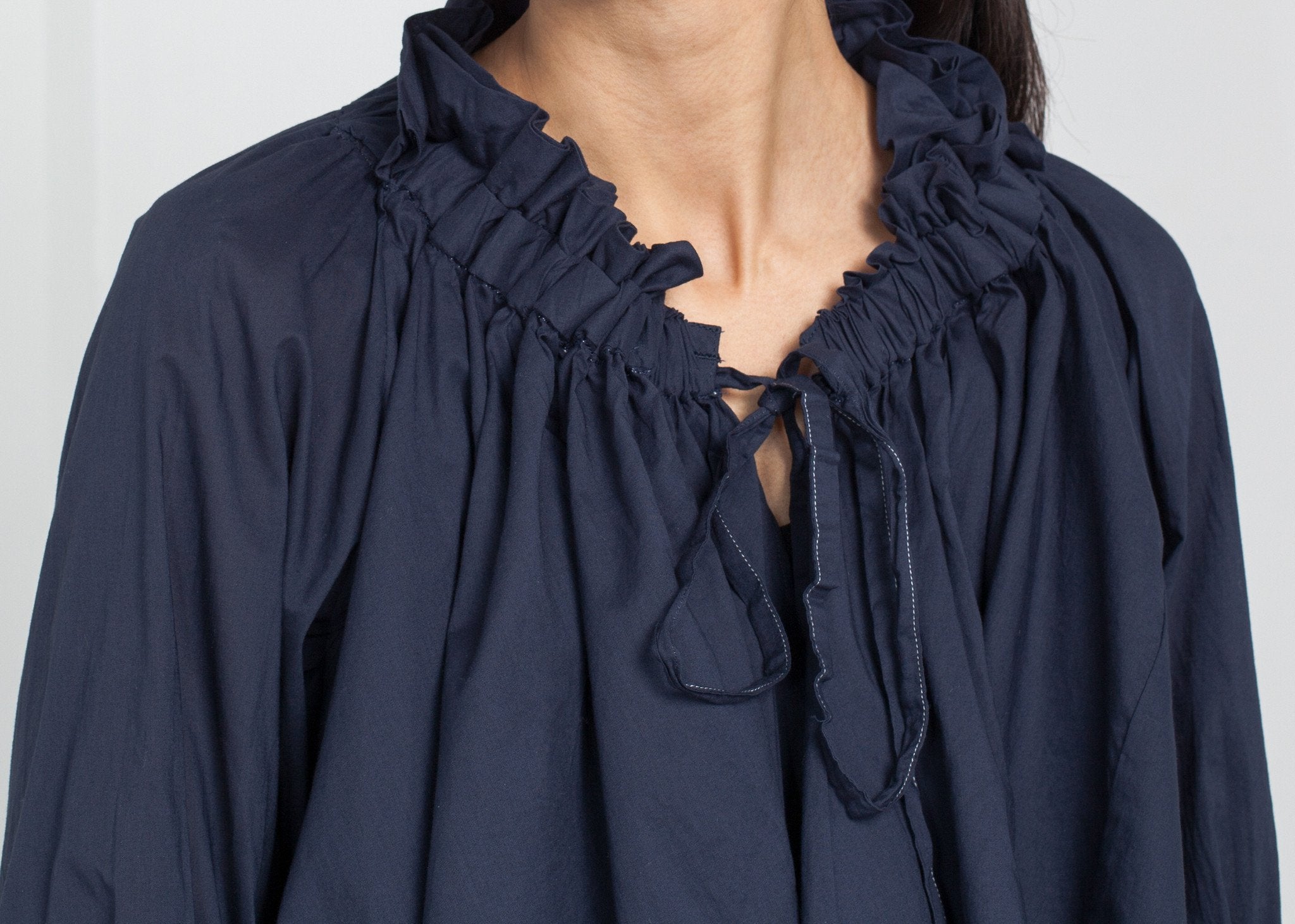 Ruffled Cabin Top|women's tops[option1]|[option2]|[option3] - hello