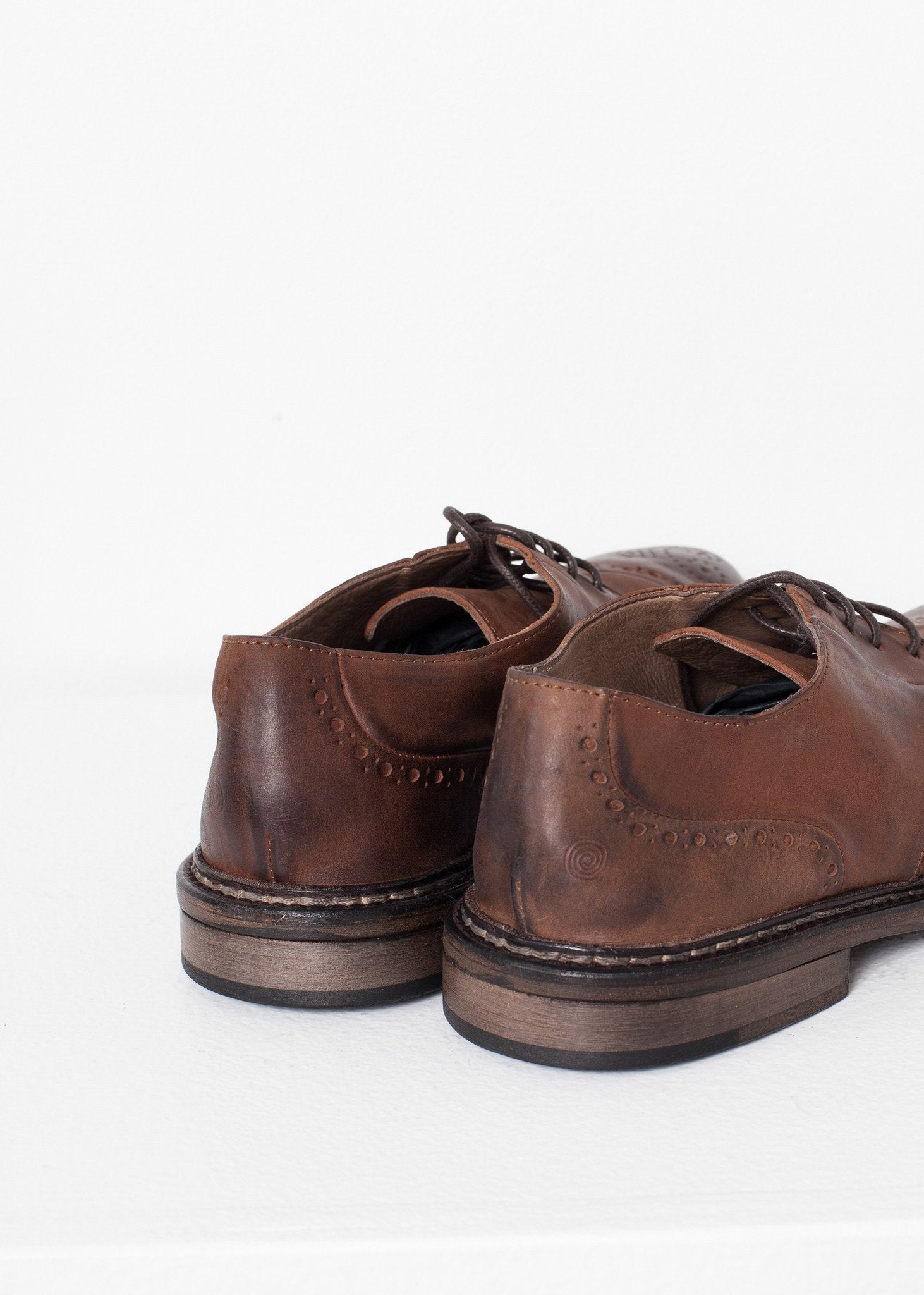 Marrone Oxford in Brown|men's shoes[option1]|[option2]|[option3] - hello