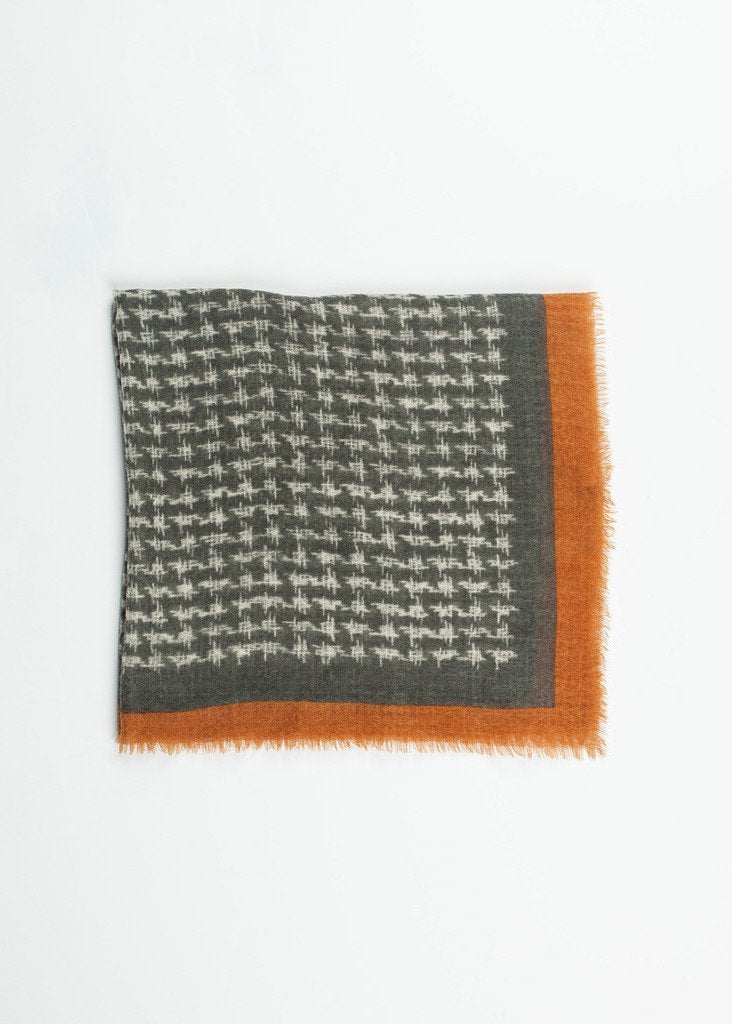 Houndstooth Square in Slate|women's scarves[option1]|[option2]|[option3] - hello