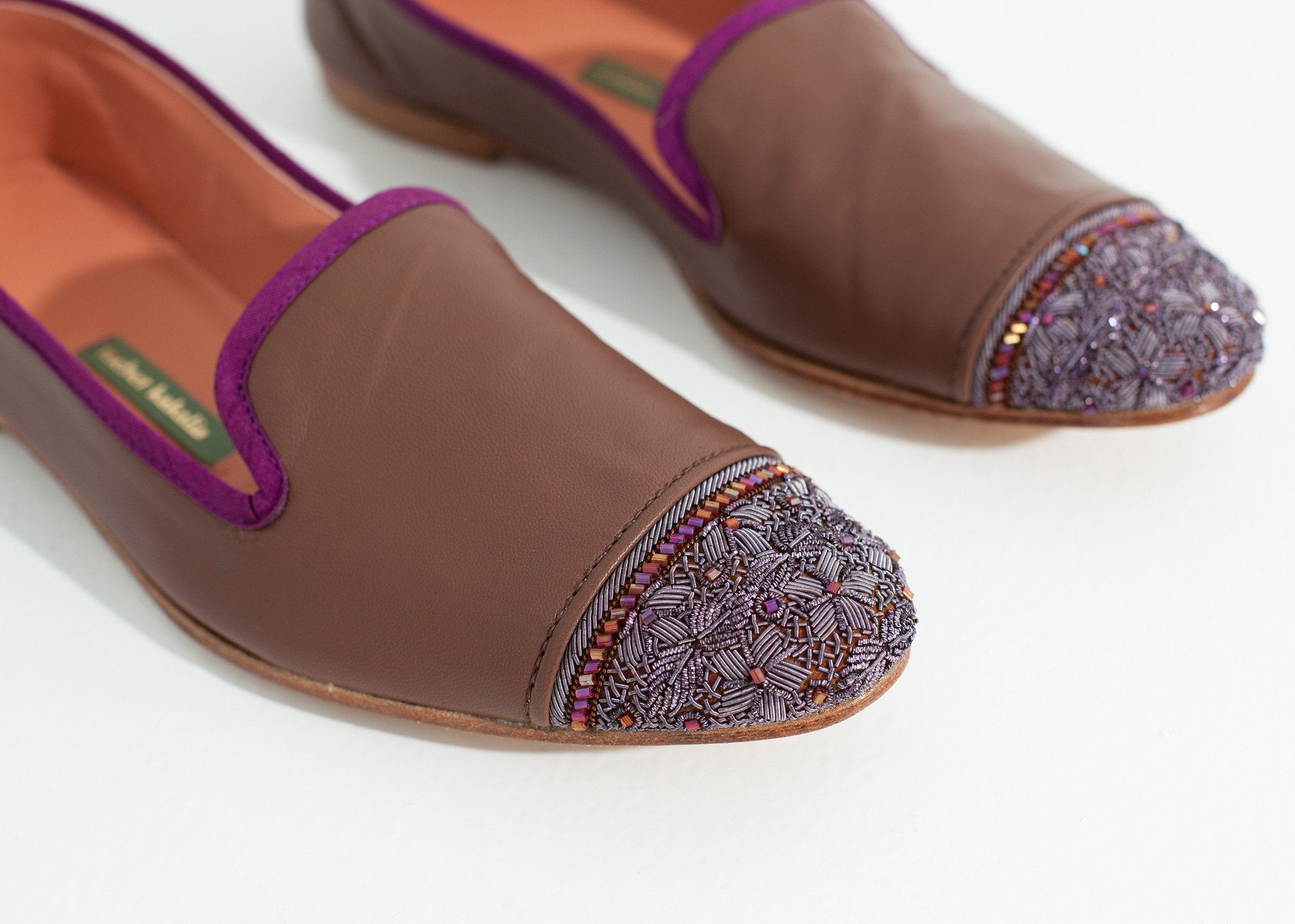 Bizi Cap Toe Loafer in Rose/Aubergine|women's shoes[option1]|[option2]|[option3] - hello