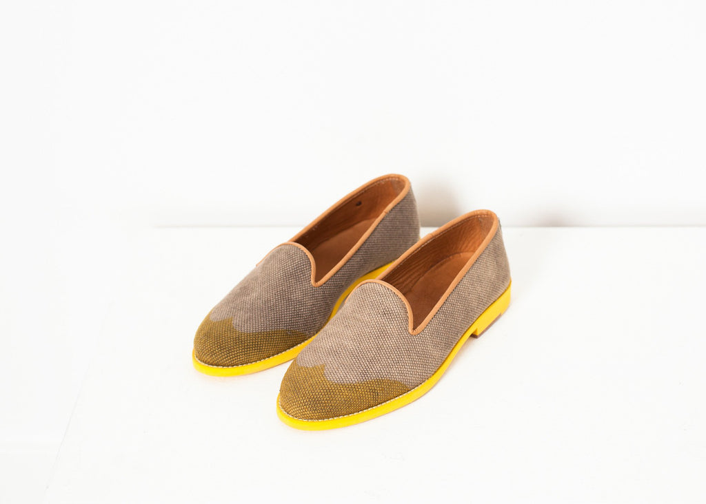 Wingtip Loafer in Yellow|women's shoes[option1]|[option2]|[option3] - hello