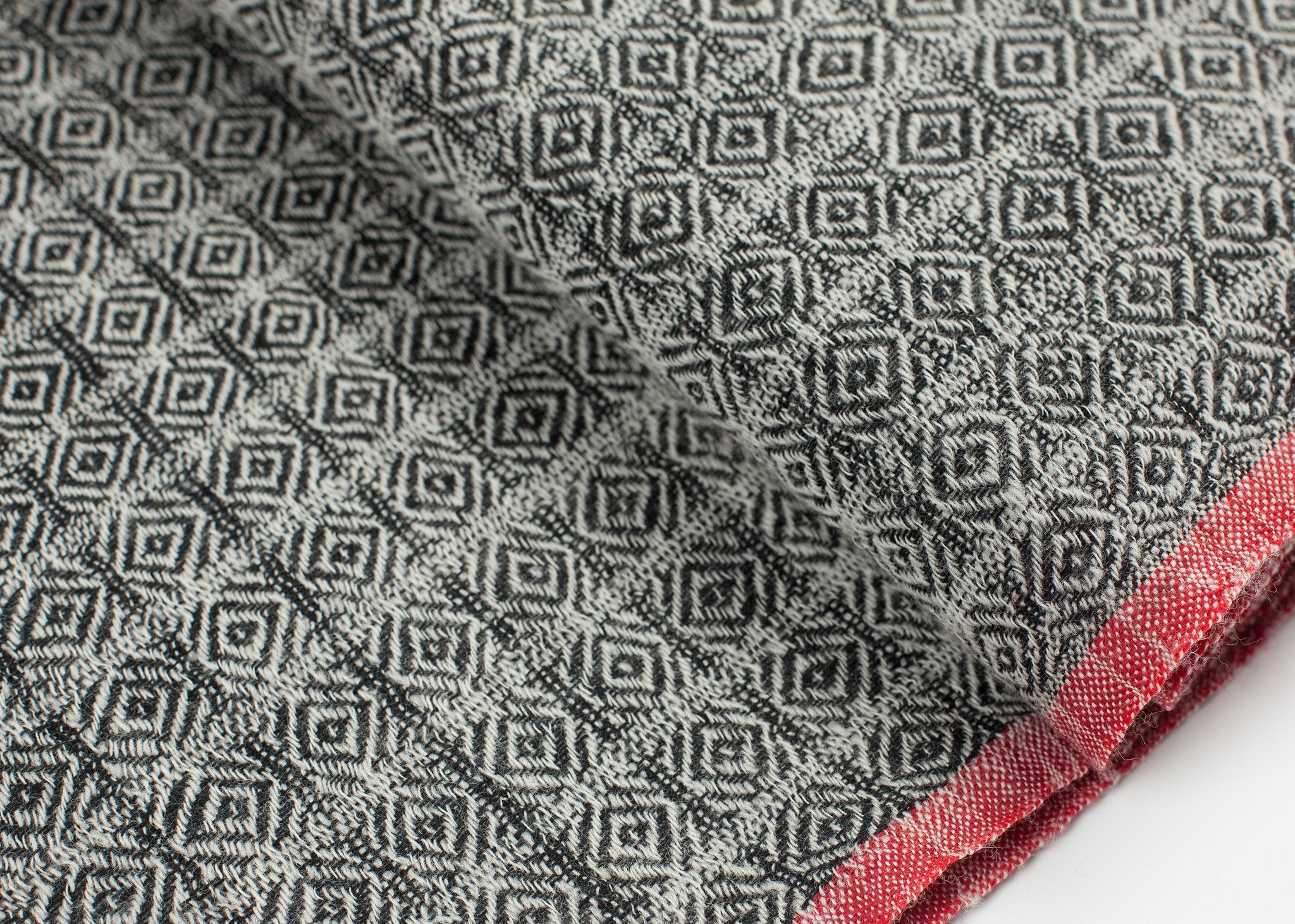 Diamond Scarf in Black/Natural|women's scarves[option1]|[option2]|[option3] - hello